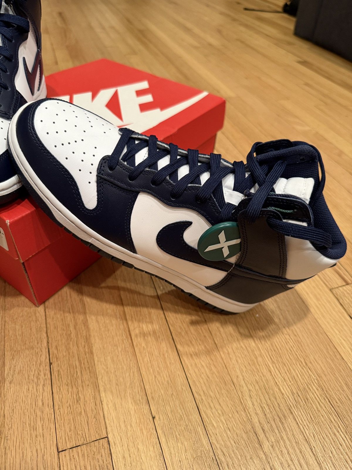 Nike Nike Dunk High Championship Navy Size US 8.5 / EU 41-42 - 2 Thumbnail