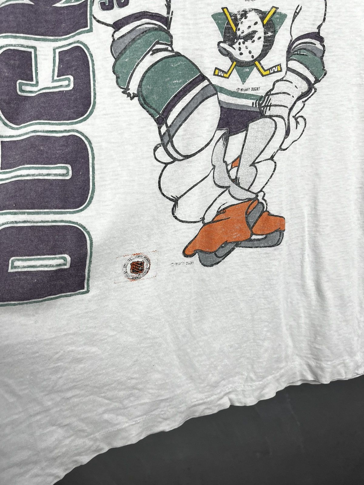 Disney × Vintage 1993 Mighty Ducks Lightning Tee Size US M / EU 48-50 / 2 - 3 Thumbnail