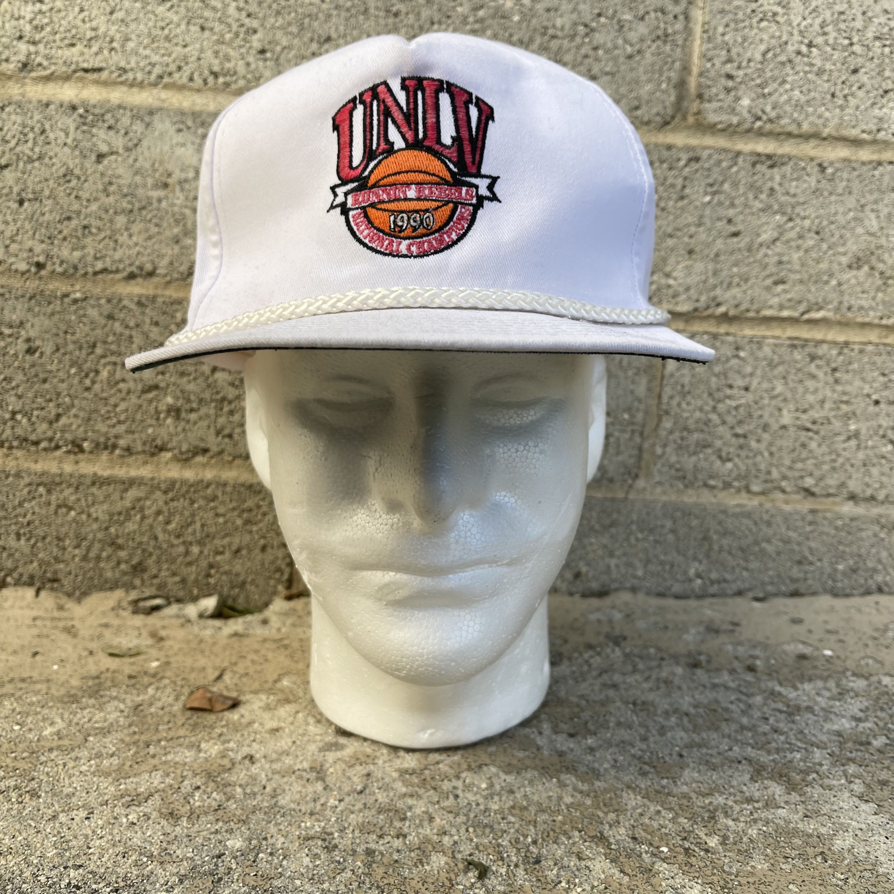 Vintage Vintage 1990 UNLV National Champs Strap Back Hat Size ONE SIZE - 1 Thumbnail