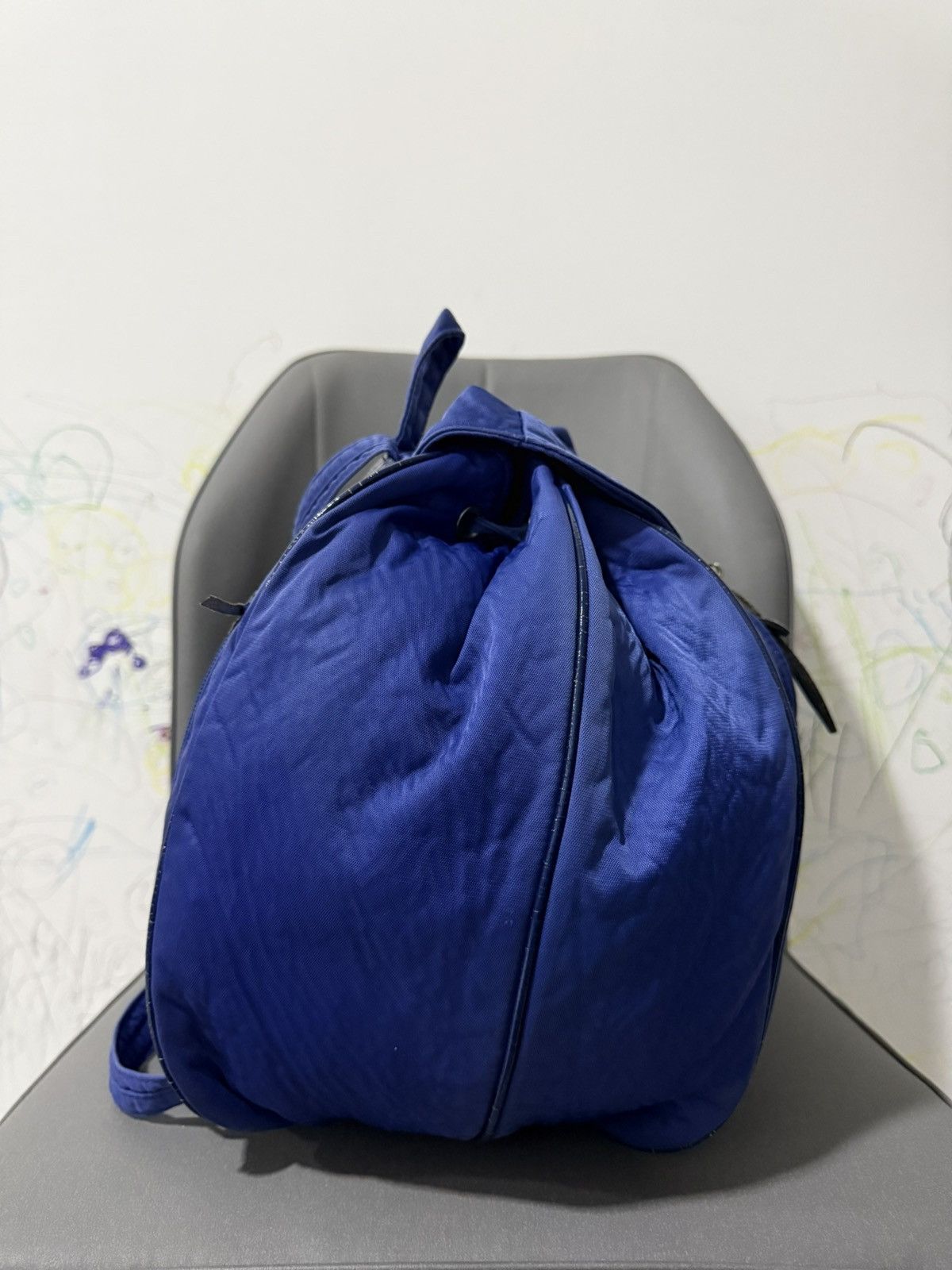 Issey Miyake × Japanese Brand × Vintage RARE Vintage Issey Miyake Japanese Brand Blue Large Backpack Size ONE SIZE - 4 Thumbnail