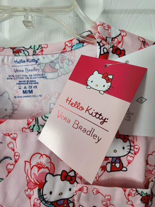 Vera Bradley Vera Bradley Hello Kitty® Night Dress Pink Floral M