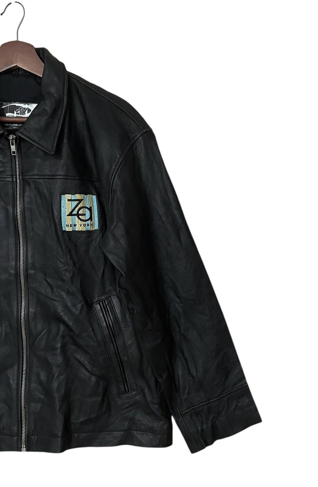 Mtv Vintage Mtv Television Leather Jacket 1990s Size US M / EU 48-50 / 2 - 6 Thumbnail