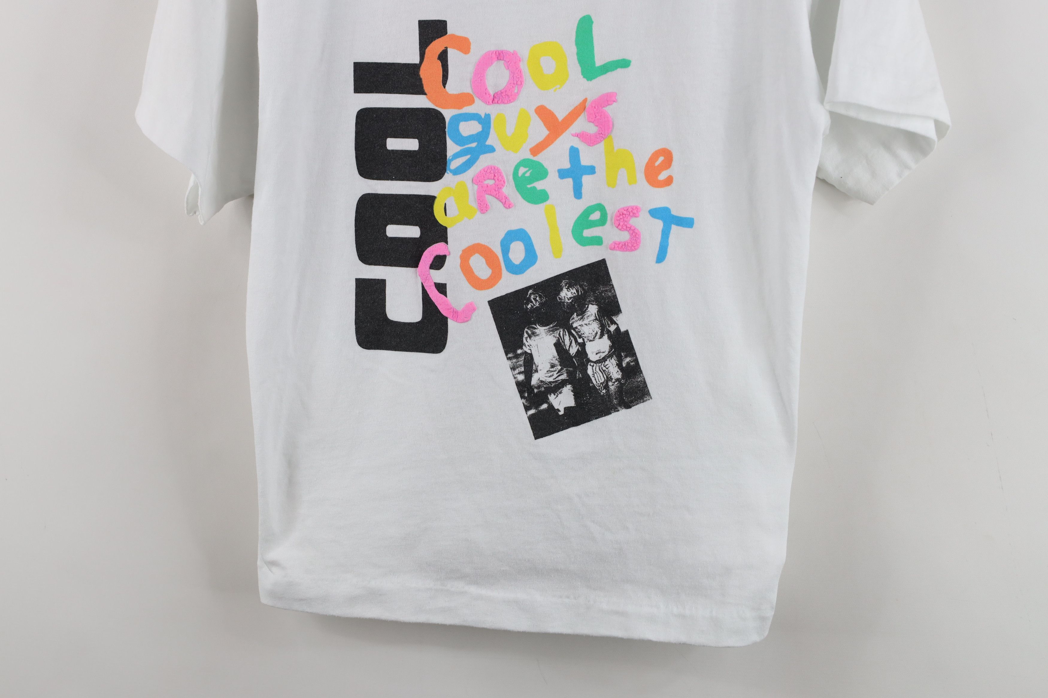 Vintage Vintage 90s Streetwear Cool Guys Are the Coolest T-Shirt Size S / US 4 / IT 40 - 3 Thumbnail