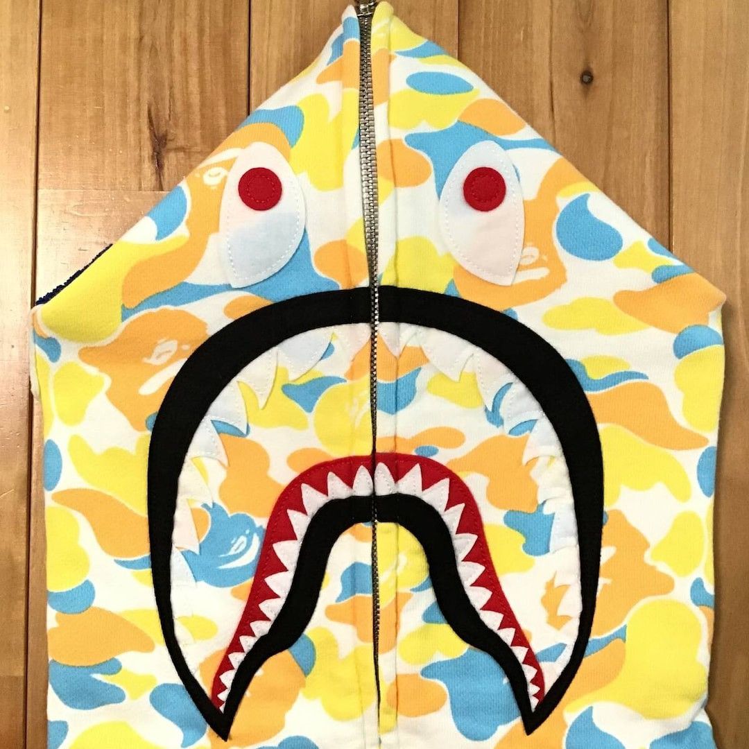 Bape × Nigo 2008 🔥Sapporo store camo🔥 BAPE shark full zip hoodie NIGO Size US M / EU 48-50 / 2 - 3 Thumbnail