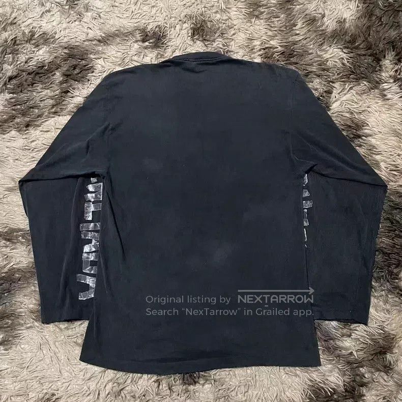 Balenciaga Balenciaga Tape distressed gradient long-sleeve T-shirt Size US M / EU 48-50 / 2 - 2 Thumbnail