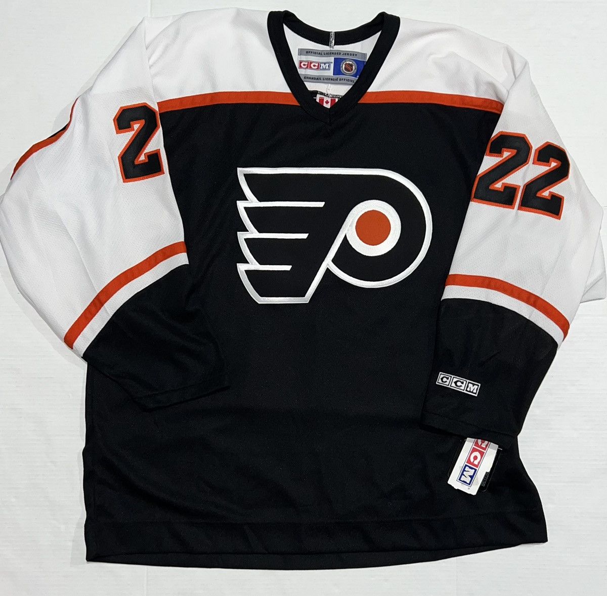 Ccm New Vintage 90s Philadelphia Flyers Ccm Black Jersey Xl Size US XL / EU 56 / 4 - 2 Thumbnail