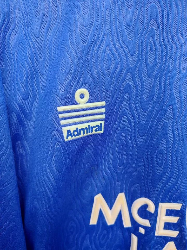 Vintage 1990-92 GLASGOW RANGERS FOOTBALL Kit SHIRT SOCCER JERSEY Size US XL / EU 56 / 4 - 9 Thumbnail