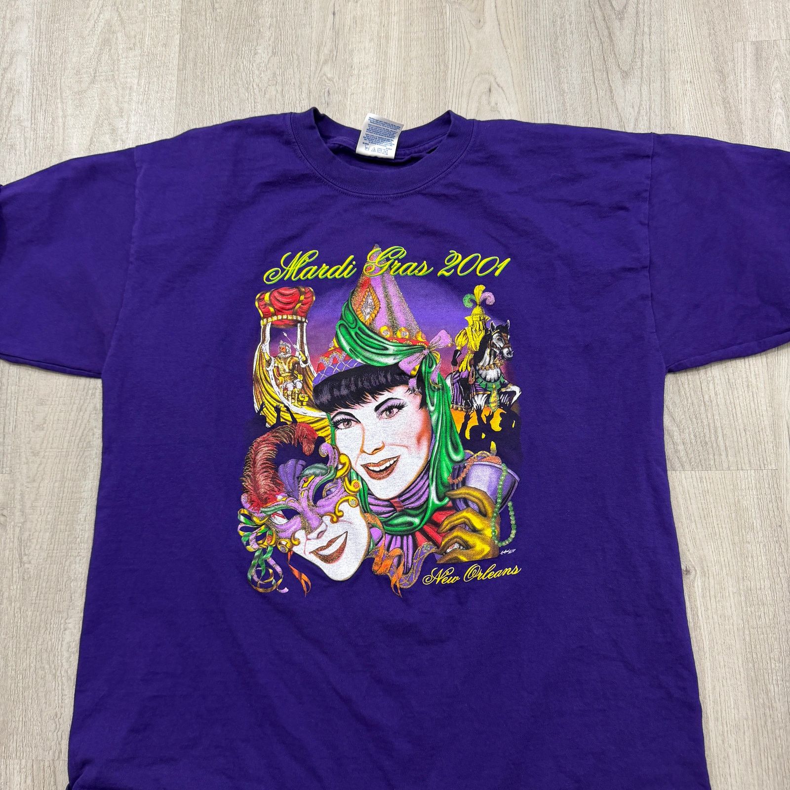 Vintage Vintage New Orleans Mardi Gras Shirt Men's Extra Large Size US XL / EU 56 / 4 - 2 Thumbnail