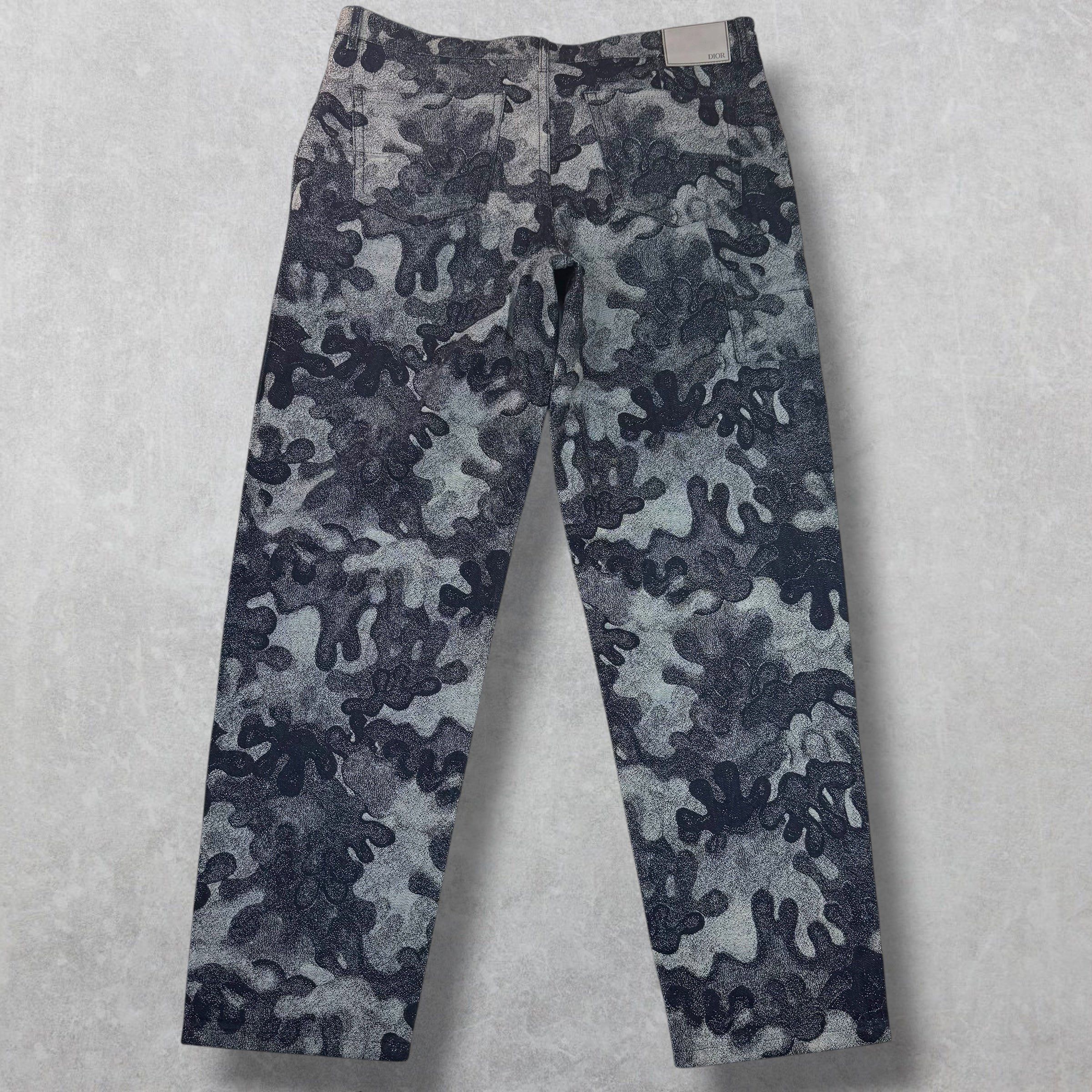 Dior Dior Peter Doig Camo Jacquard Jeans 38 Size US 38 / EU 54 - 3 Thumbnail