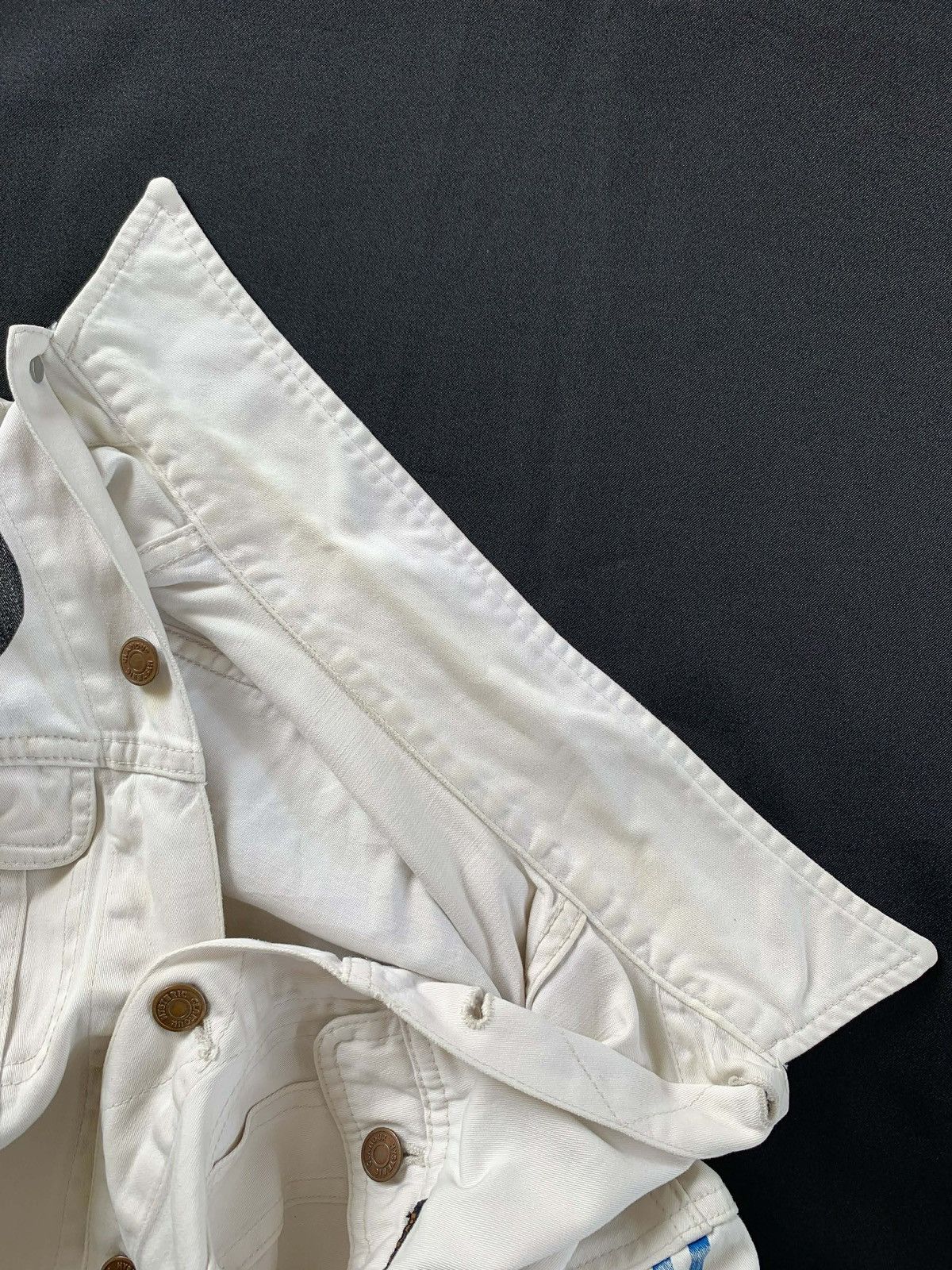 Hysteric Glamour Hysteric Glamour “Hysterics 666” White Denim Jacket Graphic Size US S / EU 44-46 / 1 - 4 Thumbnail