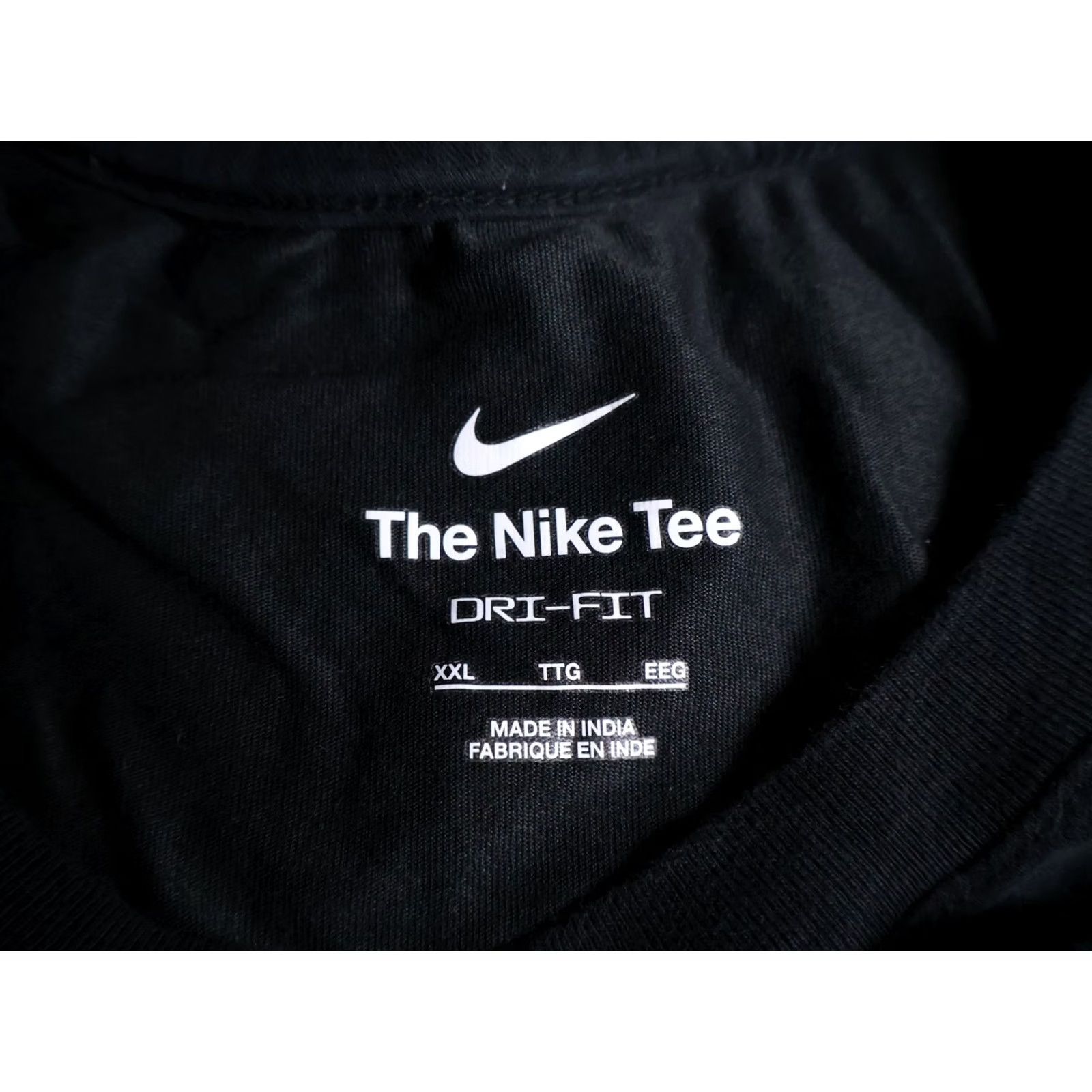 Nike Nike Athletics T-Shirt Men XL Black Dri Fit Double-Sided Cotton Blend 2XL Tag Size US XL / EU 56 / 4 - 3 Thumbnail