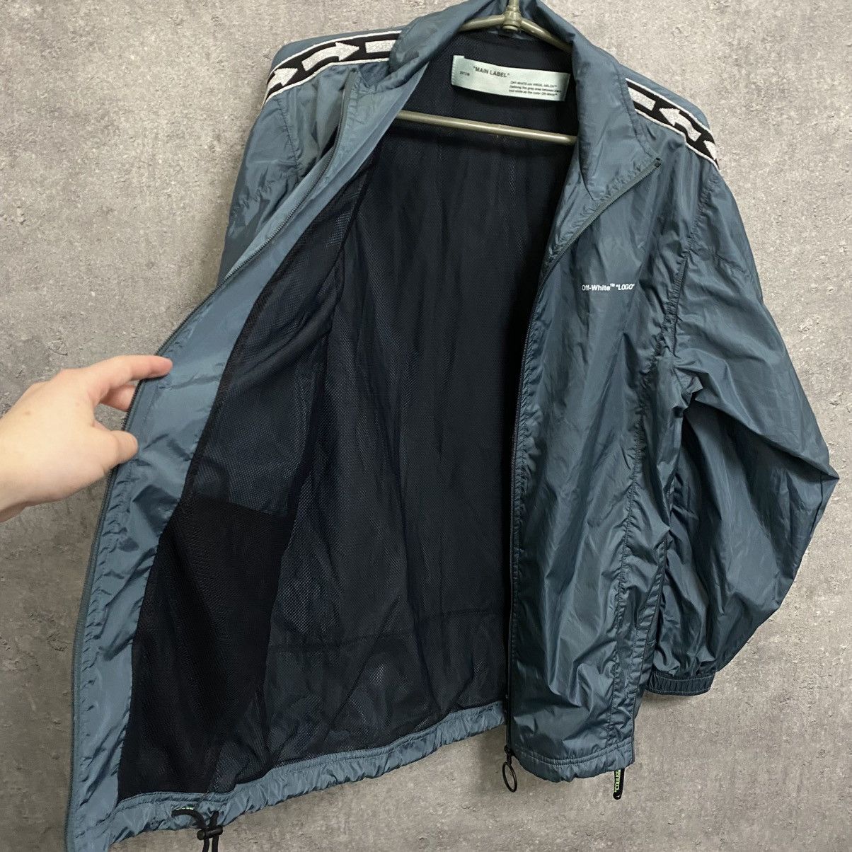 Off-White Off White Light Nylon Track Jacket Size US S / EU 44-46 / 1 - 12 Thumbnail
