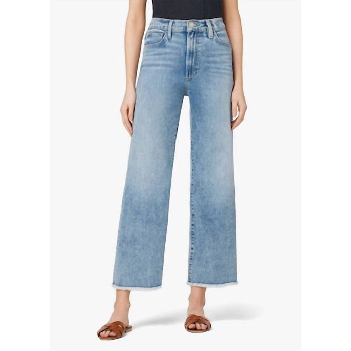 Designer JOE'S JEANS Blake High Rise Wide Leg Crop Jean In Low Key