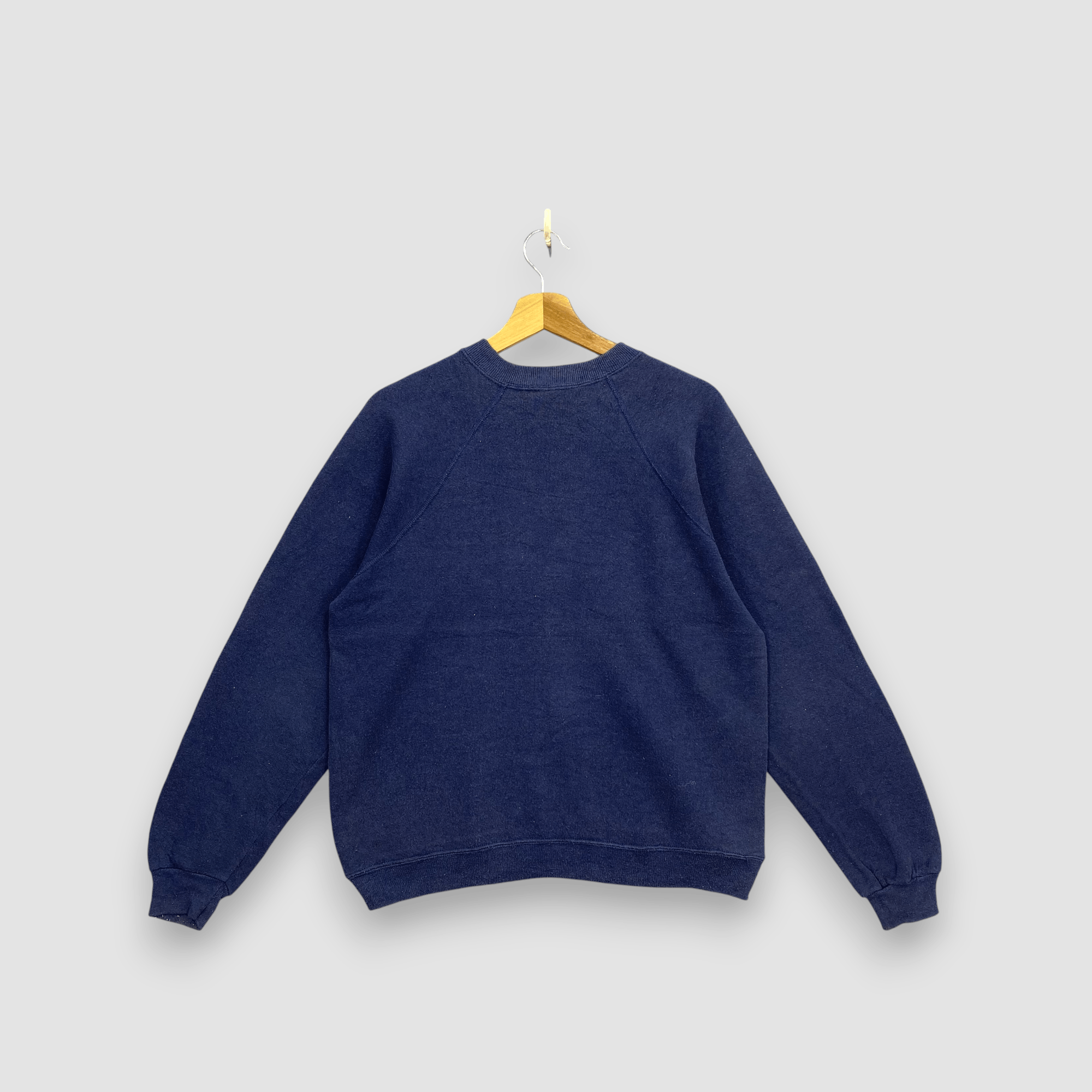 Lee Vintage 80s Lee Navy Blue Sweater Spell Out Logo Jumper Size US M / EU 48-50 / 2 - 2 Thumbnail