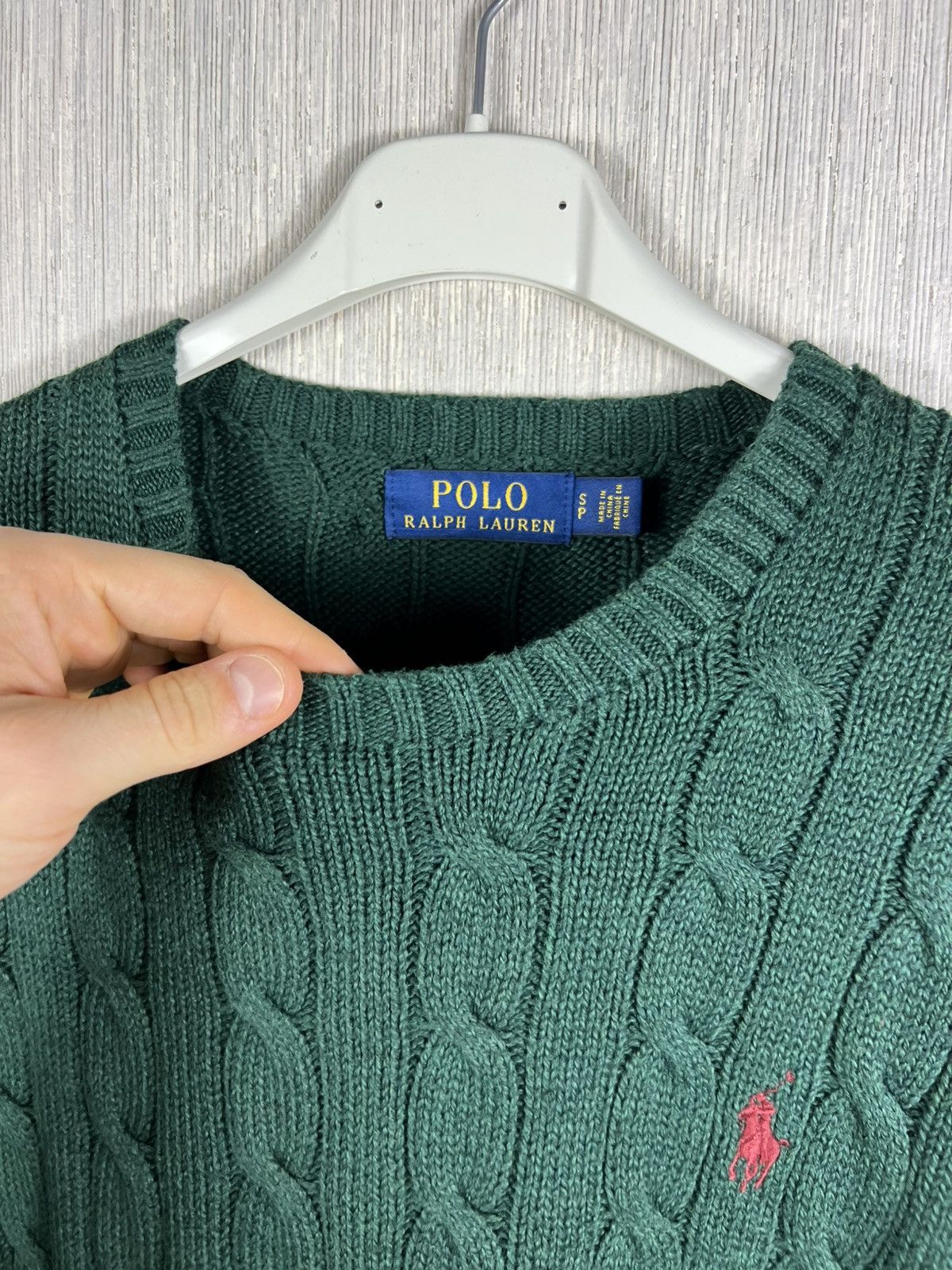 Polo Ralph Lauren Polo Ralph Lauren cable knit cotton old money sweater braid Size US S / EU 44-46 / 1 - 14 Thumbnail