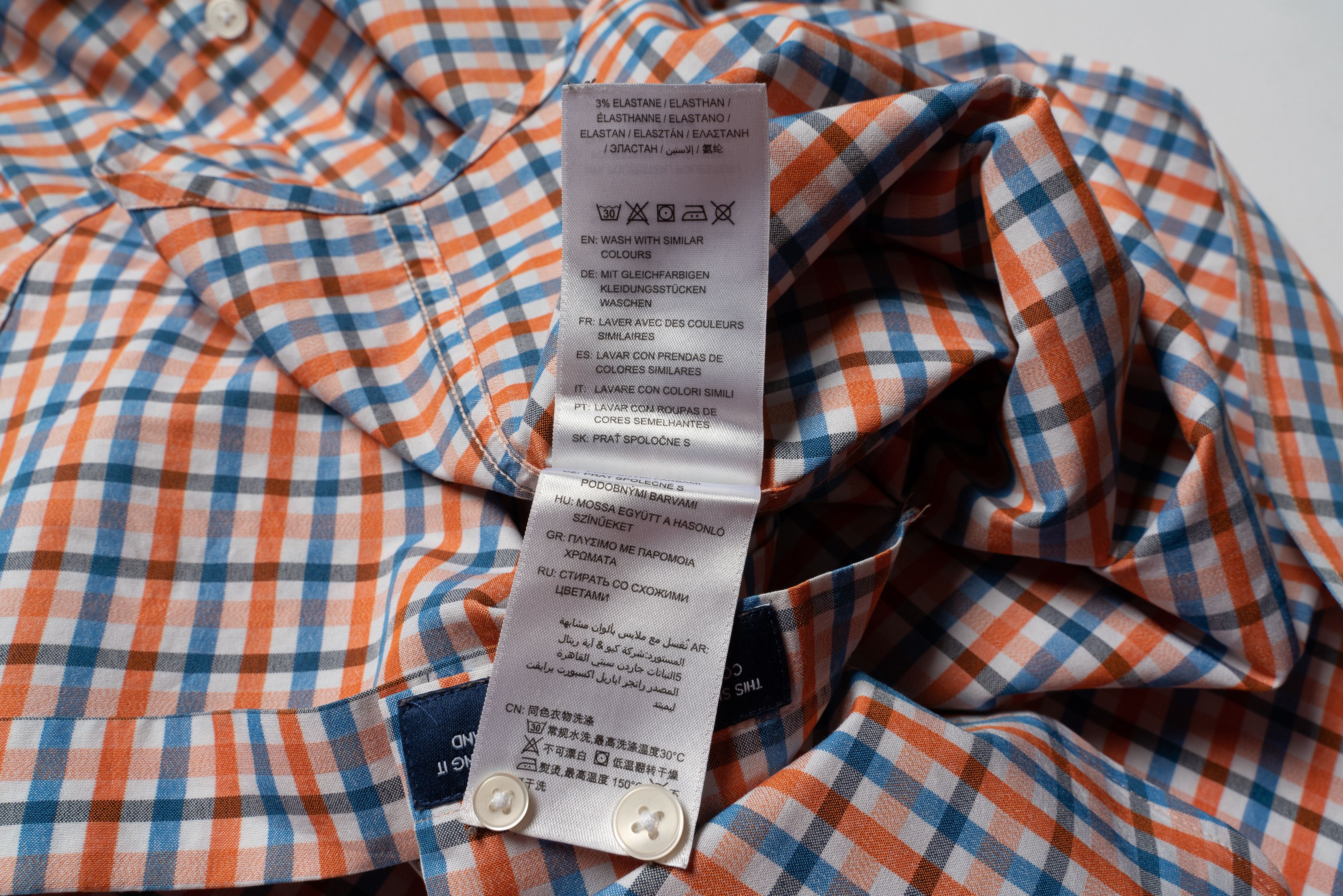 Gant 🔵 GANT Check Long Sleeve Button Up Shirt Size US L / EU 52-54 / 3 - 11 Thumbnail