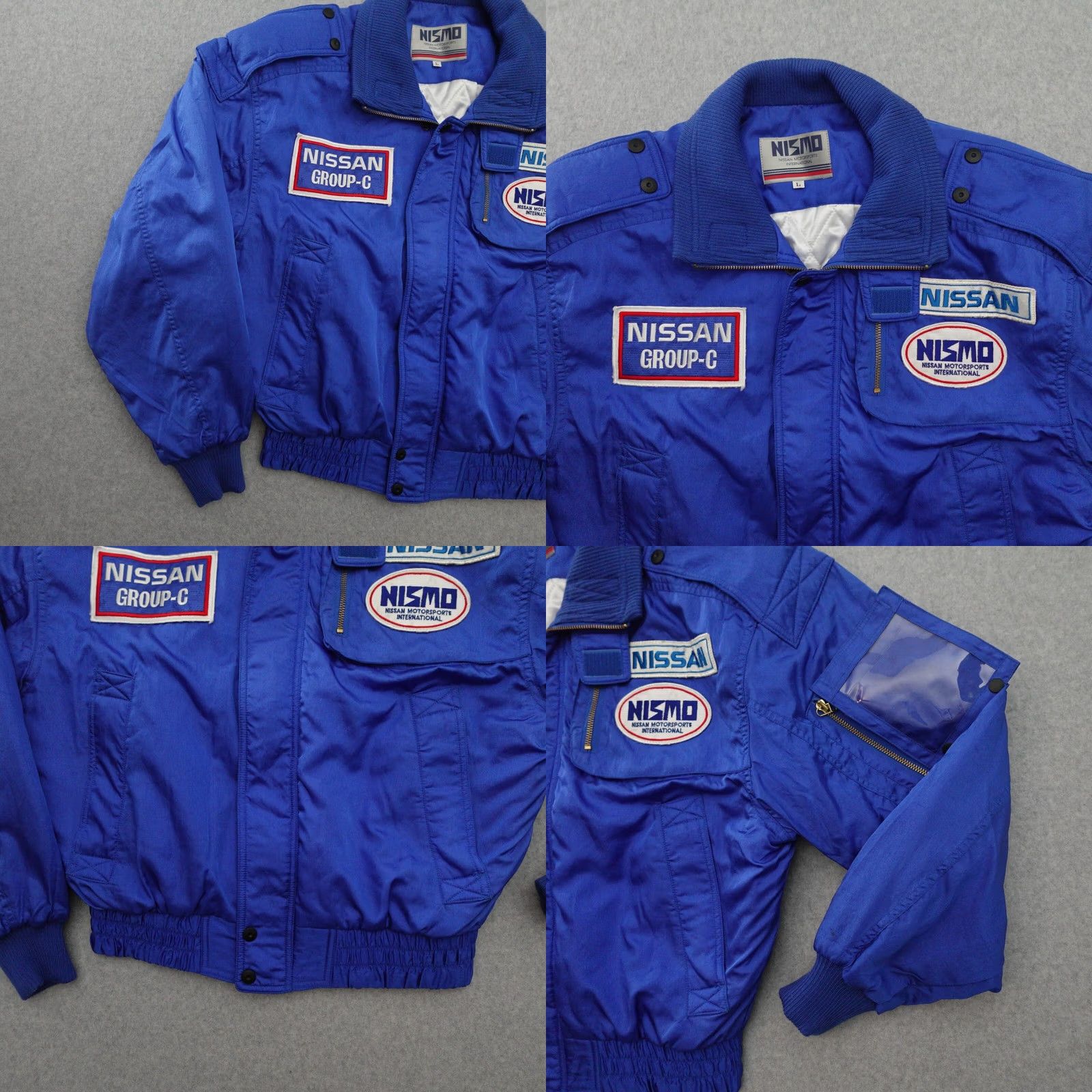 Vintage NISMO Nissan Nylon Jacket L Blue Bomber Jacket Men's Clothing Vintage 90s Motorsports Size US L / EU 52-54 / 3 - 8 Thumbnail