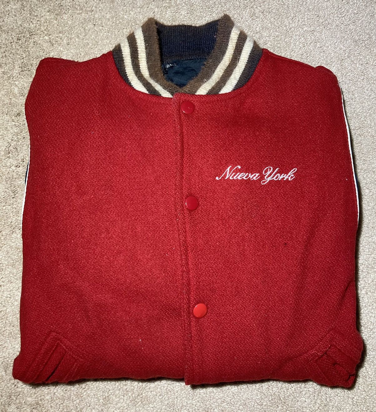 Supreme 2004 Supreme Nueva York Varsity Jacket Teddy Bomber Medium Size US M / EU 48-50 / 2 - 1 Thumbnail