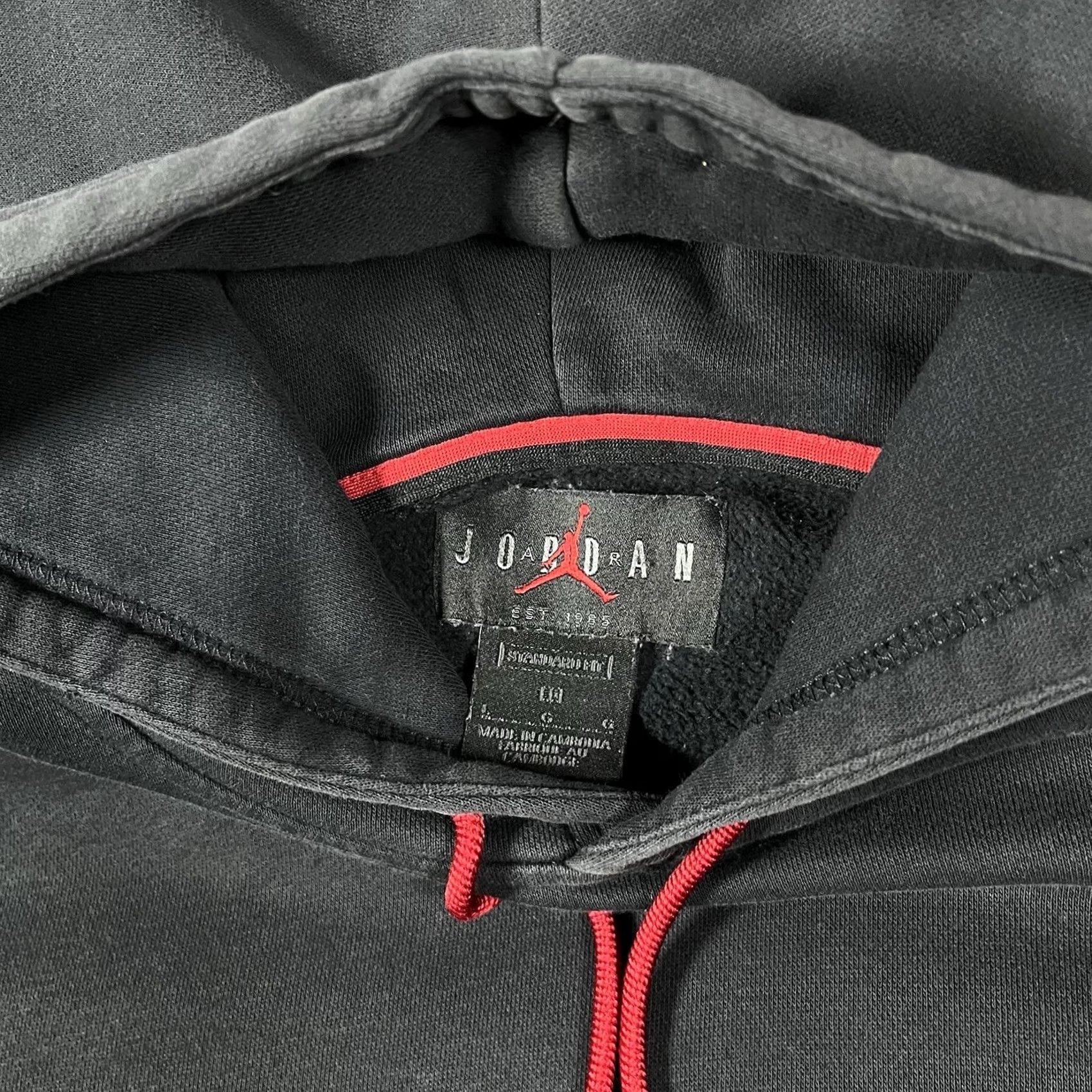 Jordan Brand Nike Jordan Hoodie Mens L Black Jumpman Holiday Sweatshirt Logo Embroidered Pullover Hoodie Size US L / EU 52-54 / 3 - 5 Thumbnail