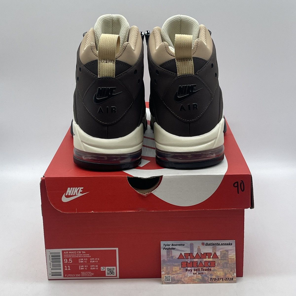 Nike Air max 2 baroque brown Size US 9.5 / EU 42-43 - 3 Thumbnail