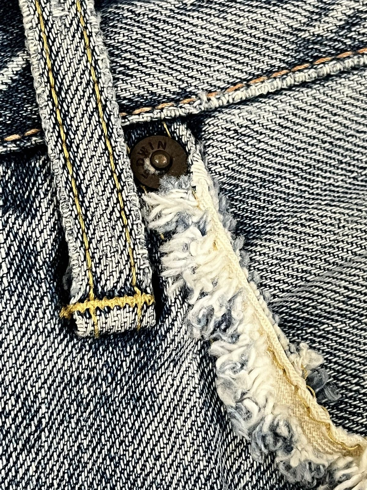 Edwin × Japanese Brand × Vintage Vintage Edwin 505X Selvedge Short Denim Size US 32 / EU 48 - 3 Thumbnail