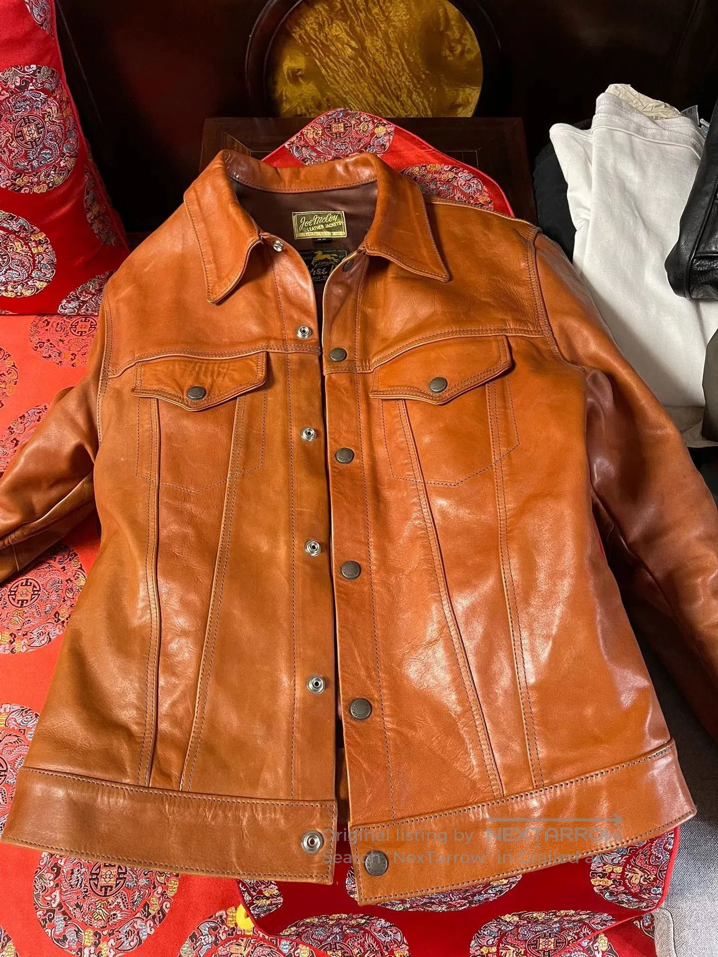 The Real McCoy's Joe McCoy Leather Jacket Size 42. Size US XS / EU 42 / 0 - 2 Thumbnail