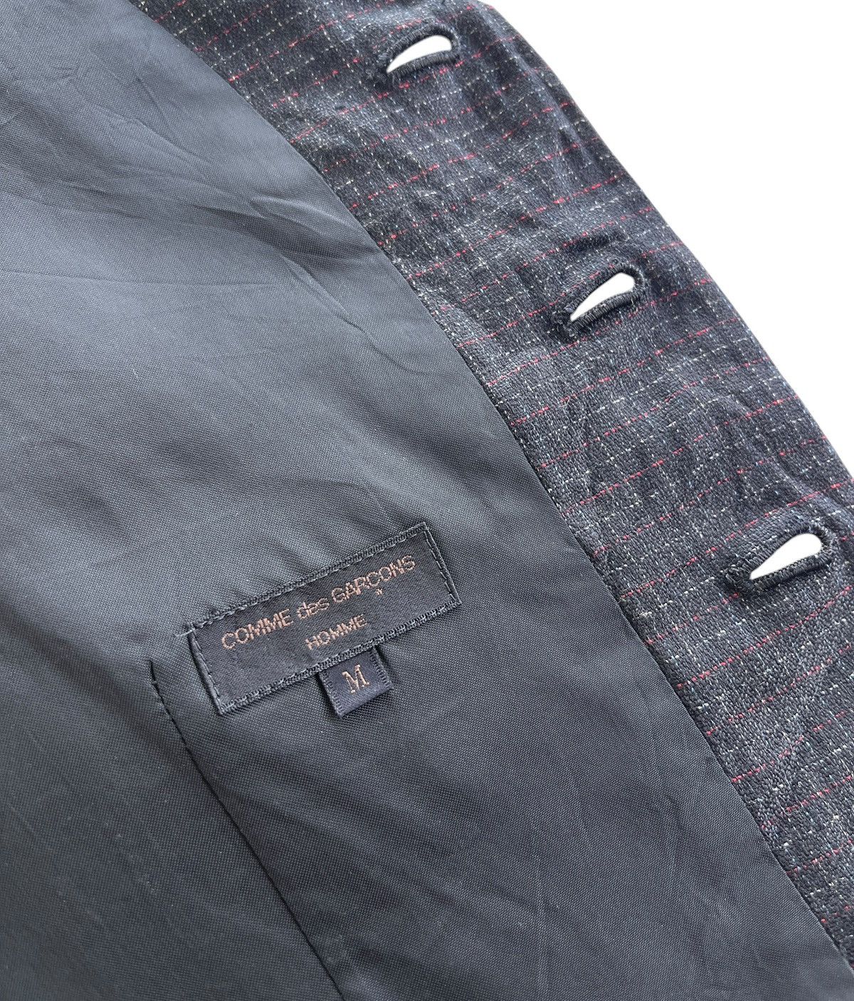 Comme des Garcons Homme AD1997 CDG Homme Plaid Waist Vest Size US M / EU 48-50 / 2 - 4 Thumbnail