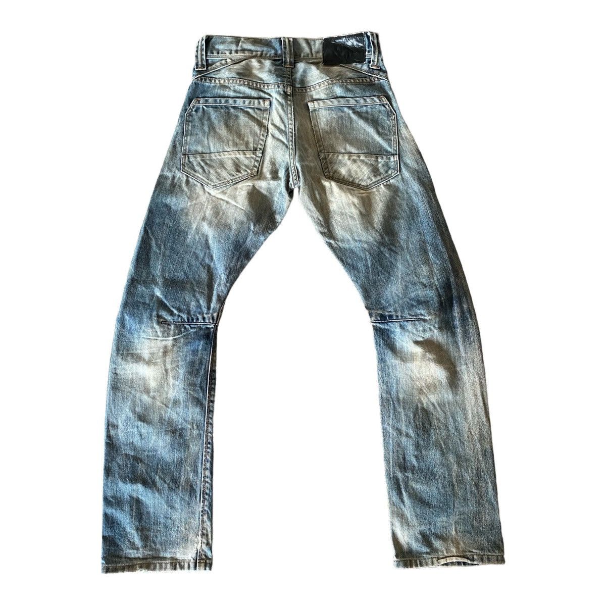 Japanese Brand Vintage Japanese Brand Back Number Distressed Denim Size US 28 / EU 44 - 2 Thumbnail