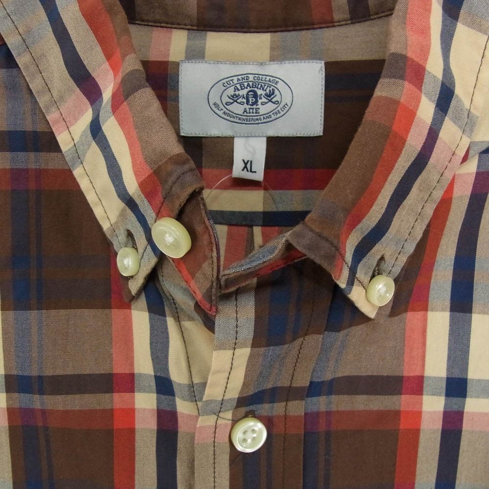 Bape OFFER OK! 🔥 XL BAPE PLAID SHORT SLEEVE BUTTON DOWN SHIRT Size US XL / EU 56 / 4 - 3 Thumbnail