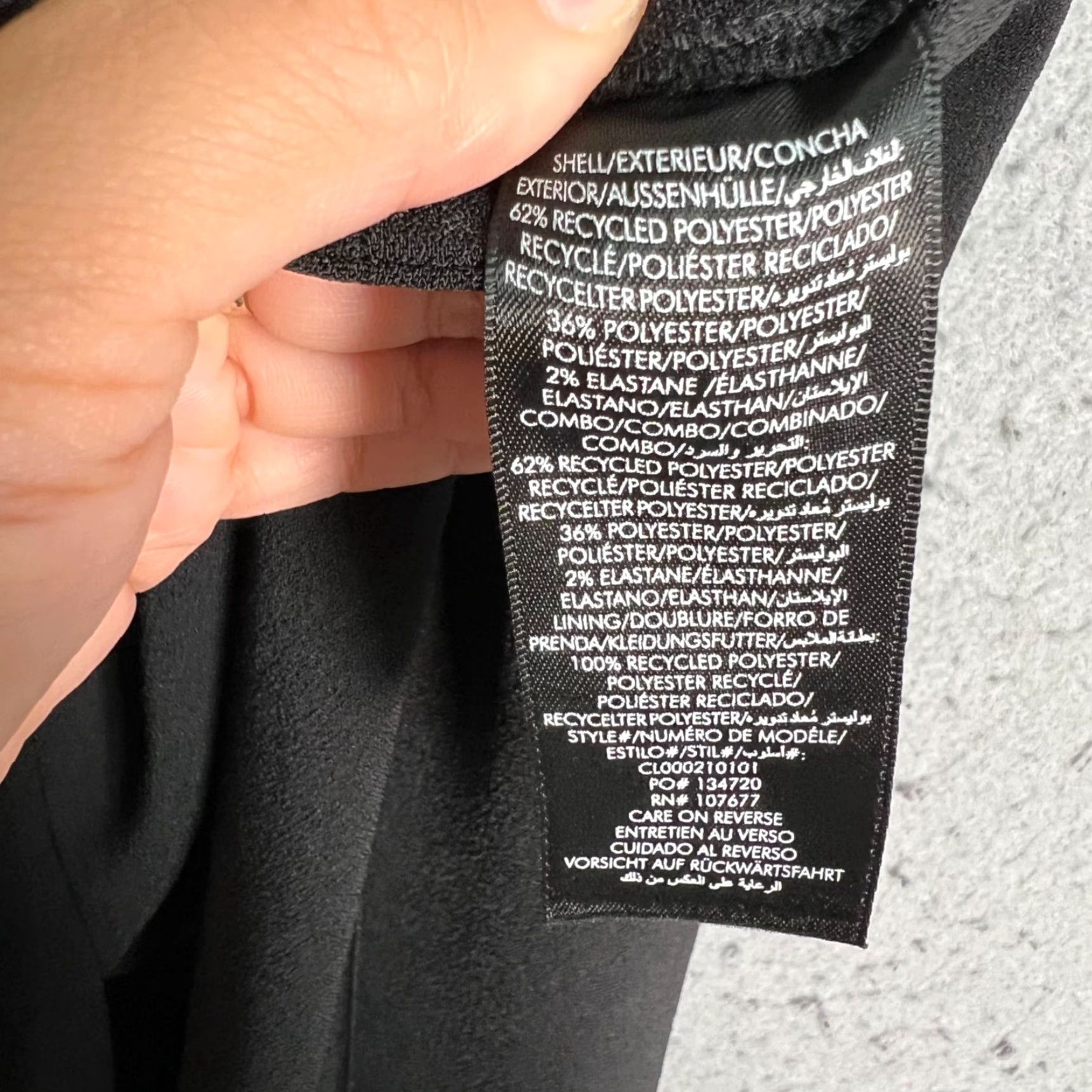 Alice + Olivia Alice + Olivia Pants Size 0 Black Stretch Trousers Straight Leg Size 25" / US 0 / IT 36 - 4 Thumbnail