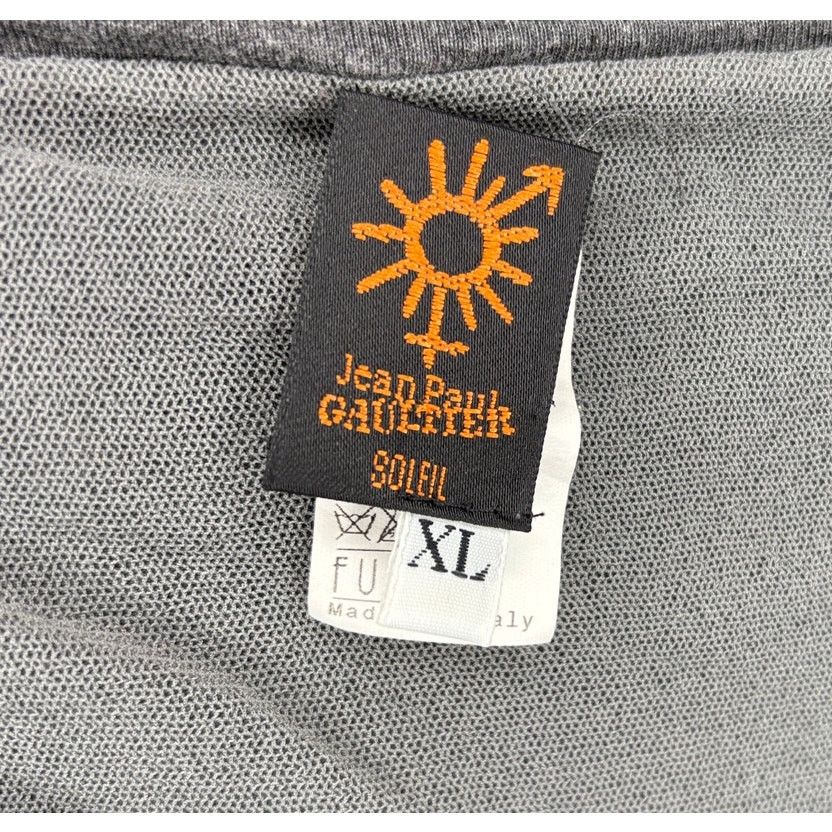 Jean Paul Gaultier JEAN PAUL GAULTIER Sweater-Trimmed Ruched Soliel Dress | XL Size XL / US 12-14 / IT 48-50 - 6 Thumbnail