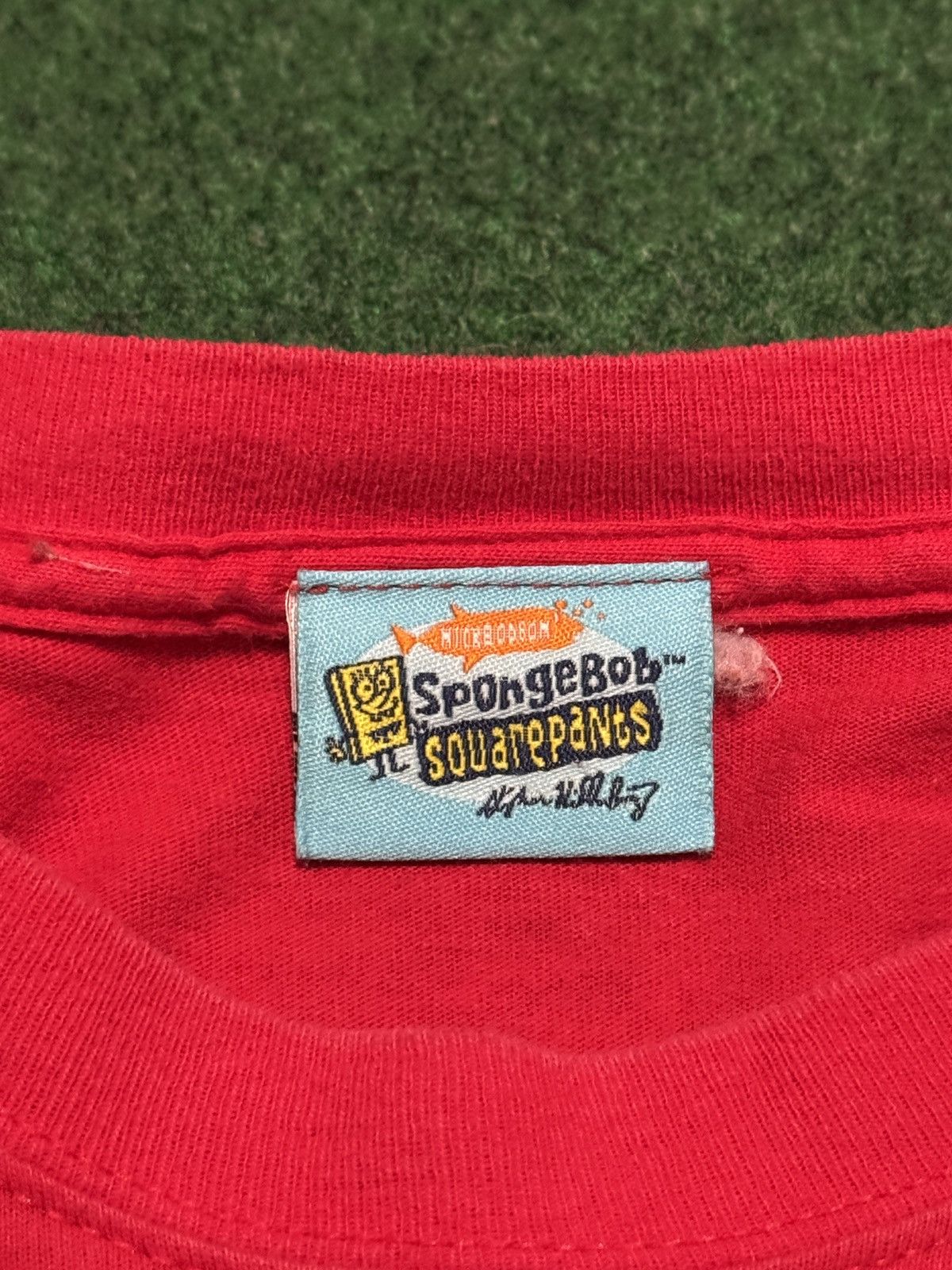 Nickelodeon Spongebob RARE Nickelodeon Long Sleeve Smelly Smell T Shirt Size US L / EU 52-54 / 3 - 5 Thumbnail