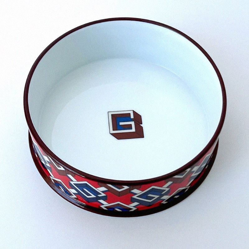 Gucci Gucci Pet Bowl Dog Bowl Geometric Size ONE SIZE - 2 Thumbnail