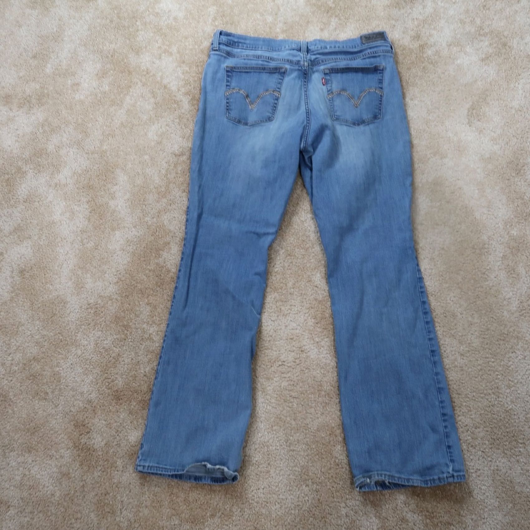 Levi's Levi's 515 Bootcut Jeans Women's 14 Blue Denim Stretch Mid Rise 31in Inseam Regular Size 36" / US 14 / IT 50 - 7 Thumbnail
