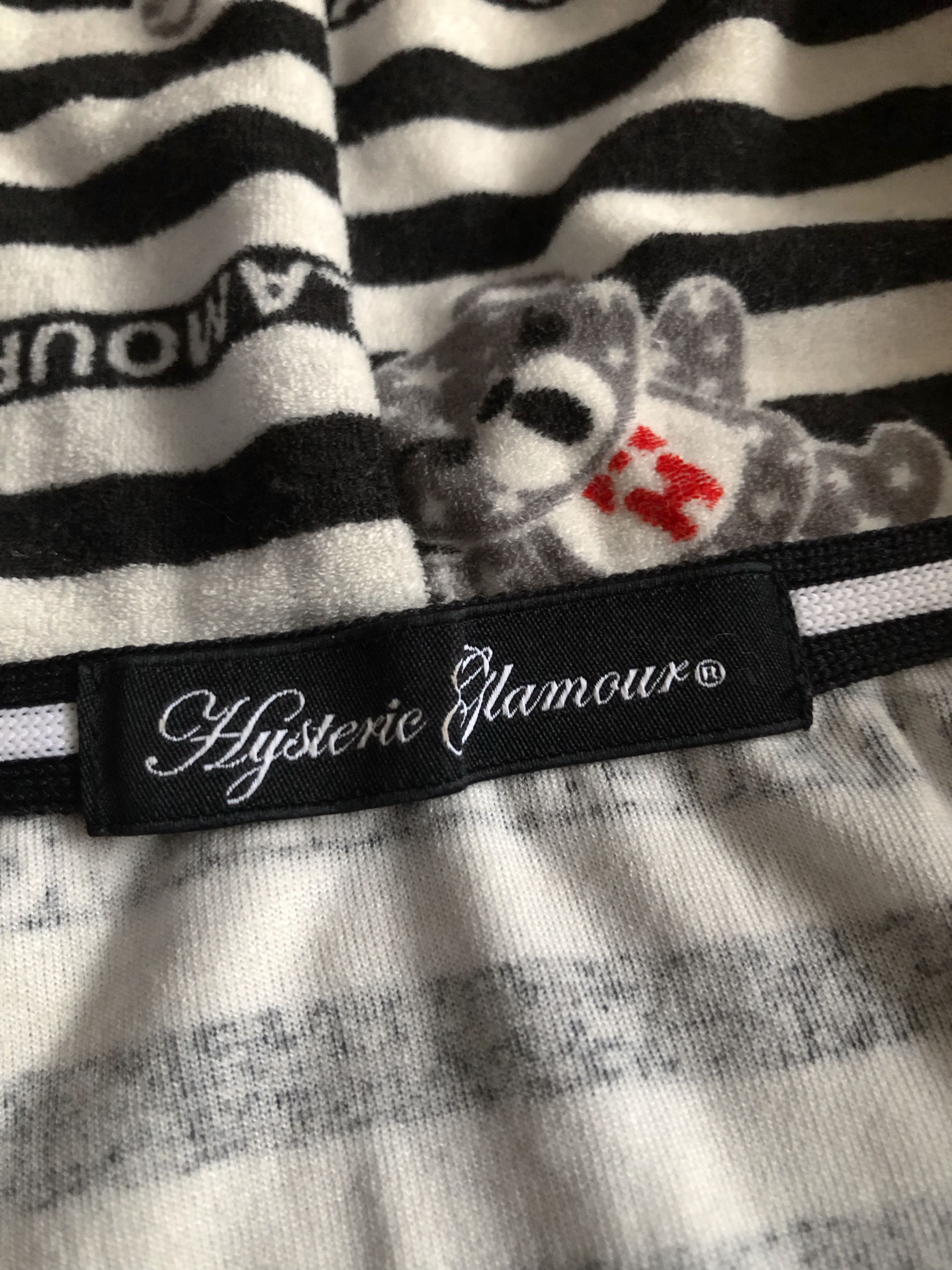 Hysteric Glamour RARE🔥HYSTERIC BEAR FULLPRINT VELVET FLEECE ZIPPER HOODIE Size S / US 4 / IT 40 - 10 Thumbnail