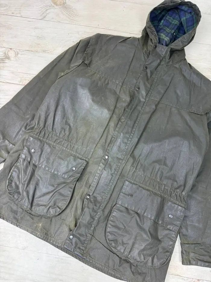 Barbour Vintage Barbour Waxed Jacket A5 Lined Durham Size US S / EU 44-46 / 1 - 2 Thumbnail