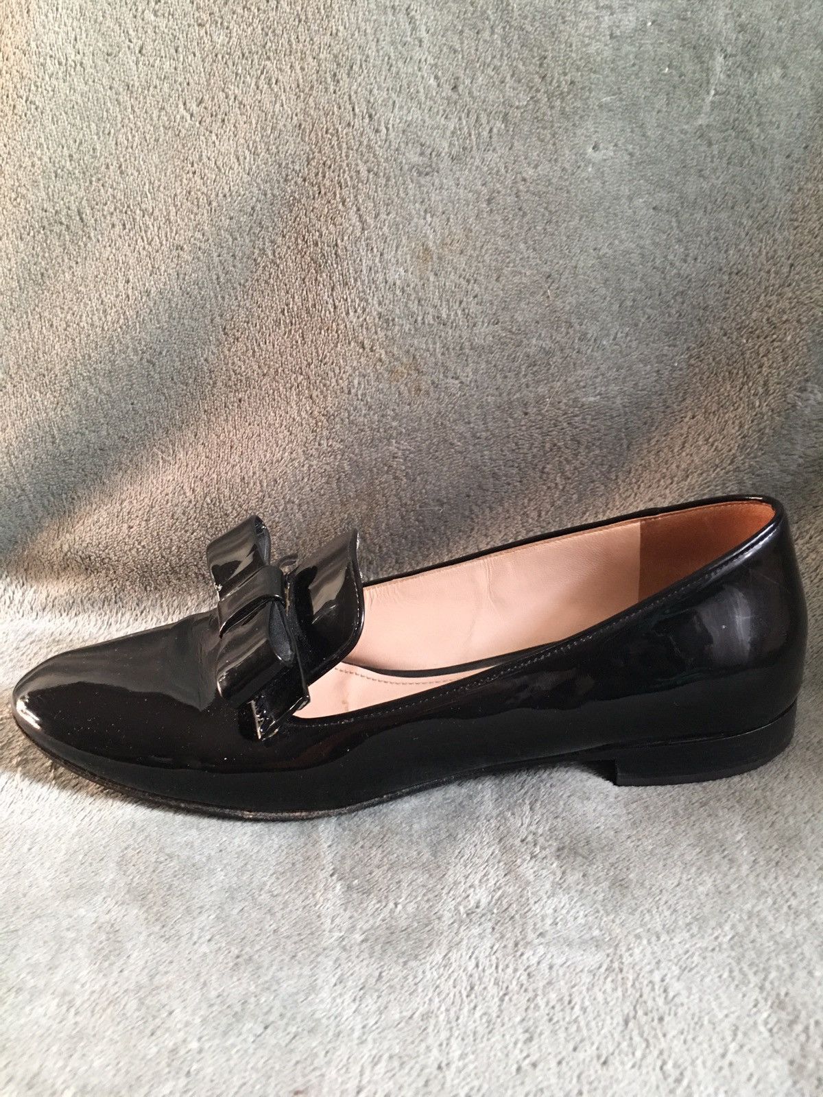 Prada Prada Black Patent Leather Bow Flats Loafers Size EU 37 Size US 7 / IT 37 - 10 Thumbnail