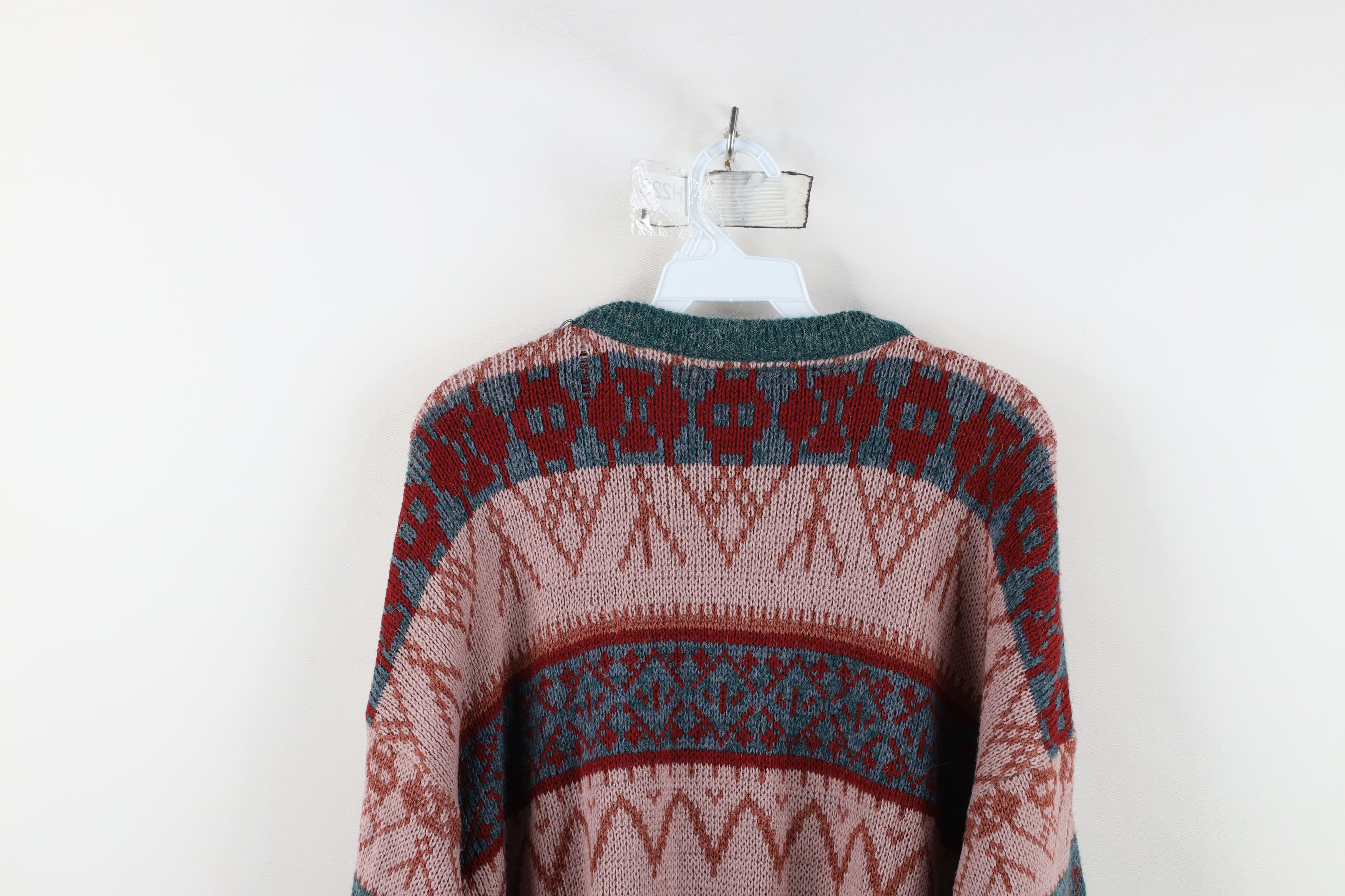 Vintage Vintage 90s Streetwear Fair Isle Knit Crewneck Sweater Size US M / EU 48-50 / 2 - 11 Thumbnail