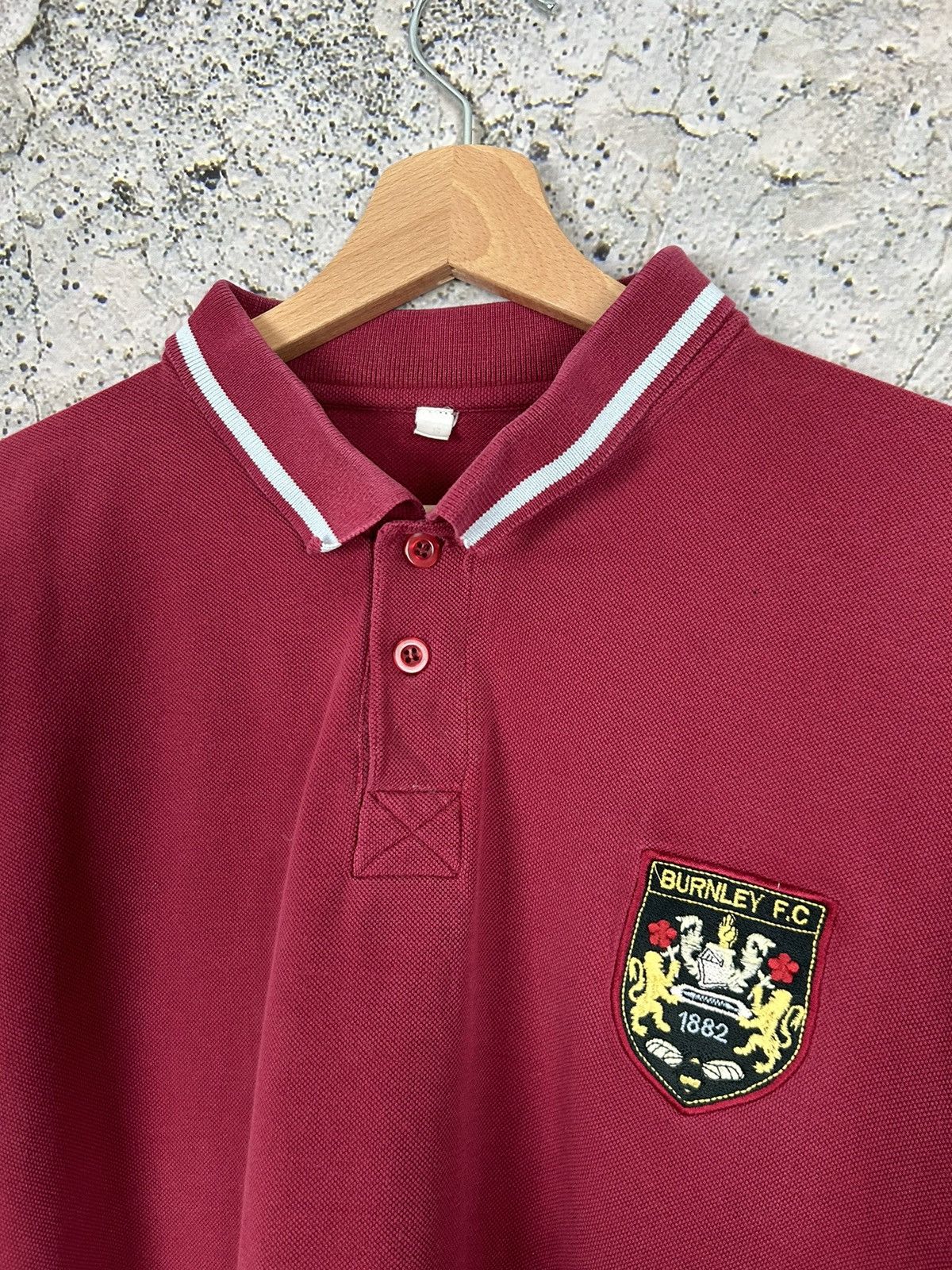 Vintage Vintage Burnley FC Soccer Jersey Football Polo Retro 90s Size US S / EU 44-46 / 1 - 3 Thumbnail
