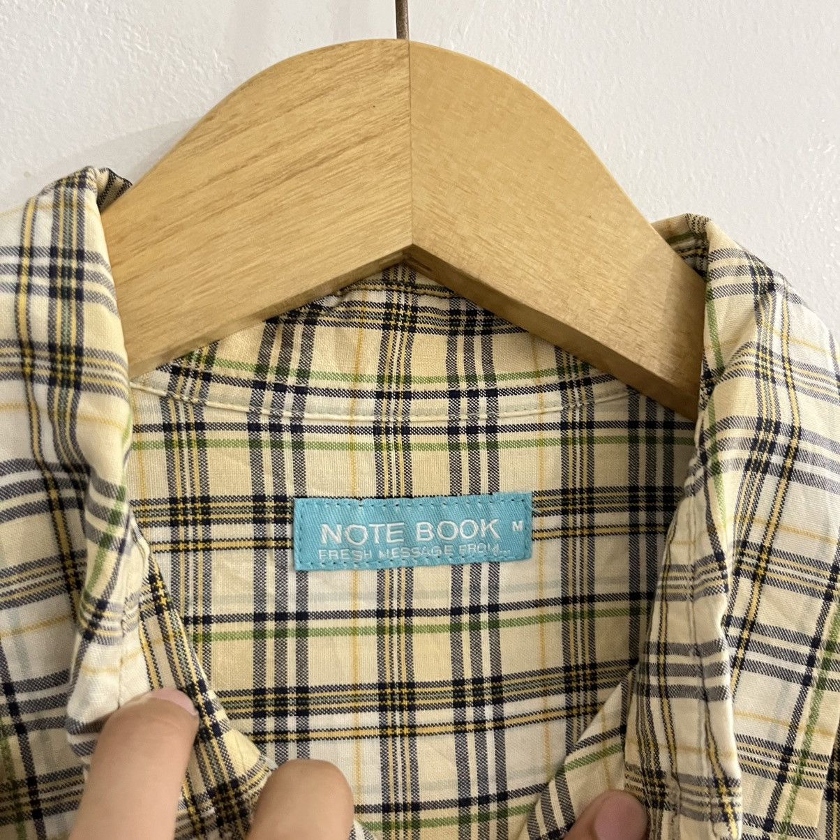 Japanese Brand Notebook - Plaid Longsleeve Shirt Size US L / EU 52-54 / 3 - 4 Thumbnail