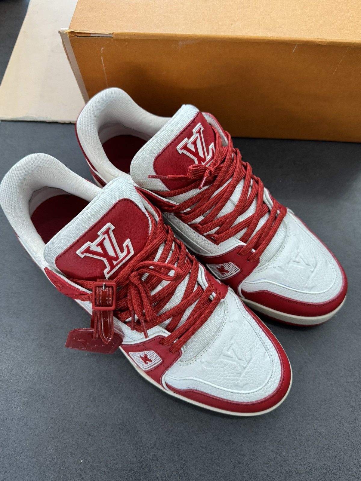 Louis Vuitton Louis Vuitton product red trainers Size US 11 / EU 44 - 2 Thumbnail