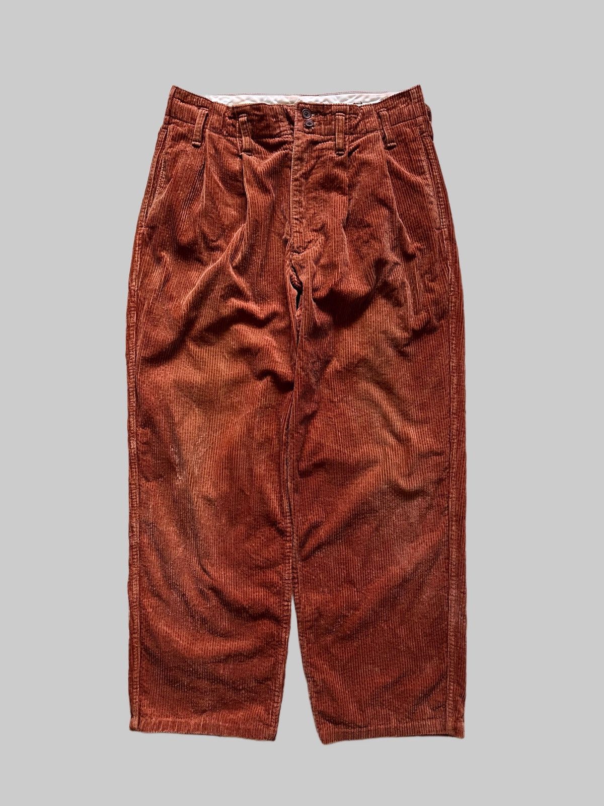 Nigel Cabourn Archival AW2005 Nigel Cabourn Rust Brown Corduroy Pants Size US 32 / EU 48 - 1 Thumbnail