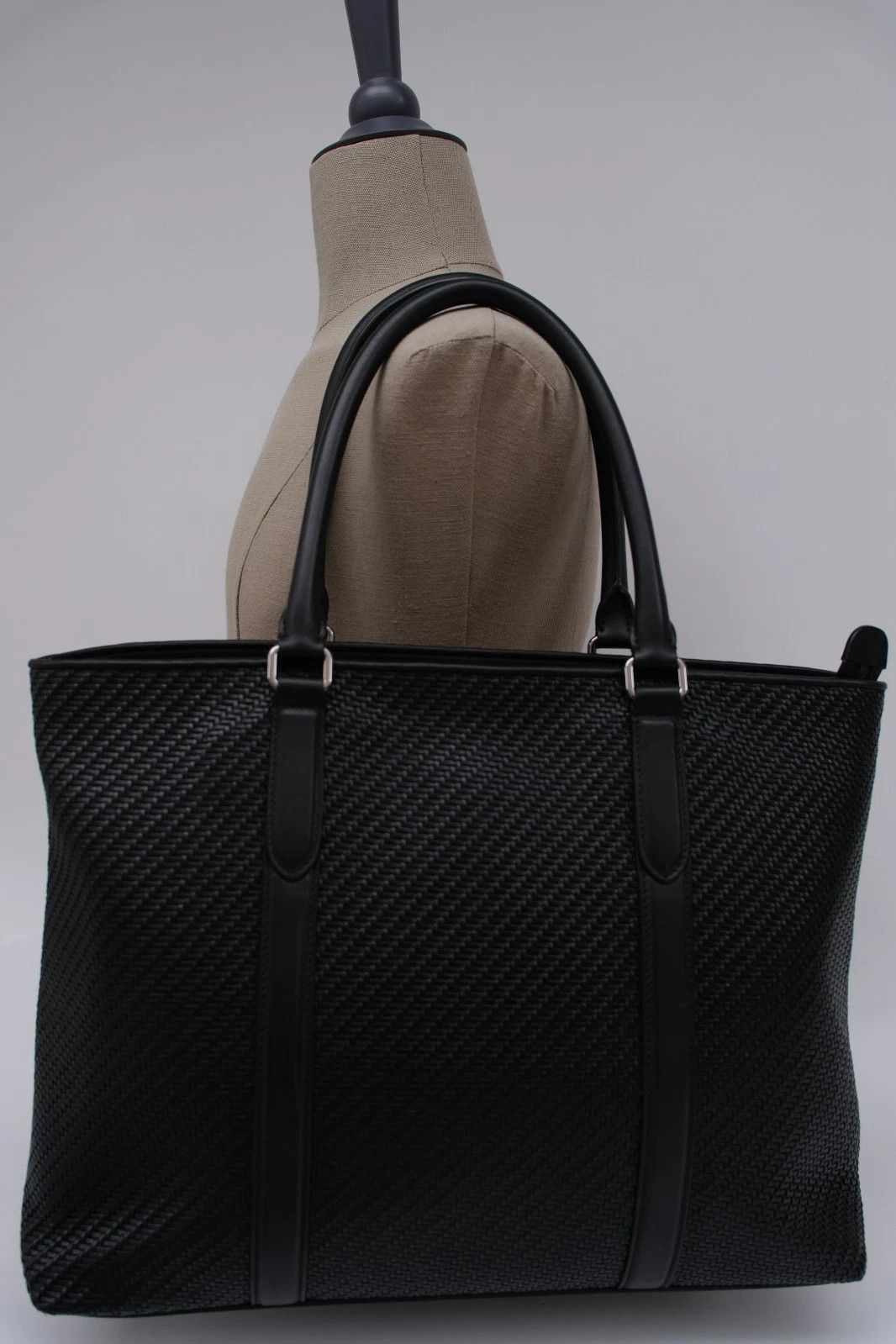 Ermenegildo Zegna New Ermenegildo Zegna Lambskin Leather Briefcase Travel Bag Size ONE SIZE - 3 Thumbnail