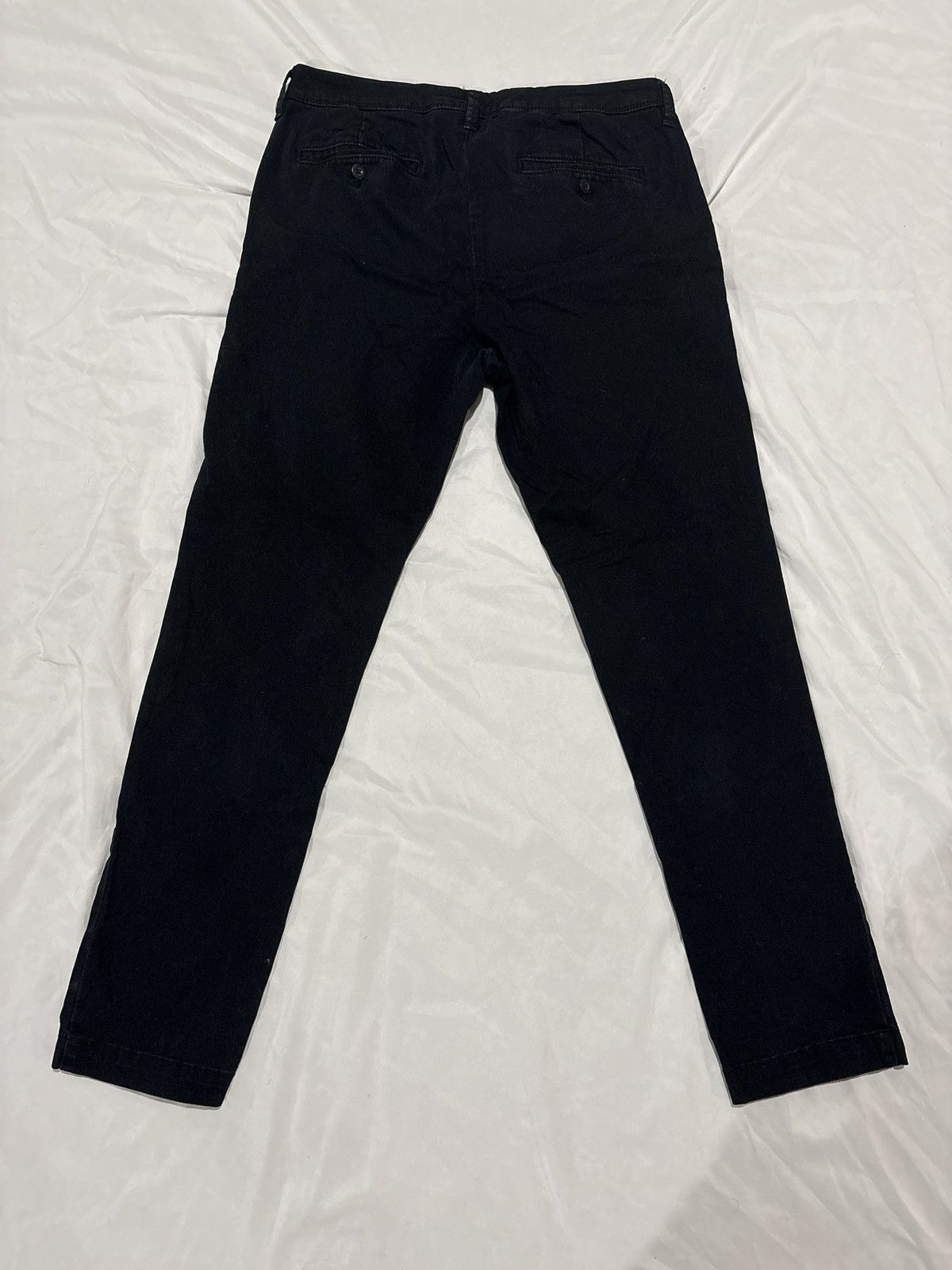 Aeropostale Aeropostale Men's Chino Skinny Pants Black 31X30 Size US 31 - 2 Thumbnail