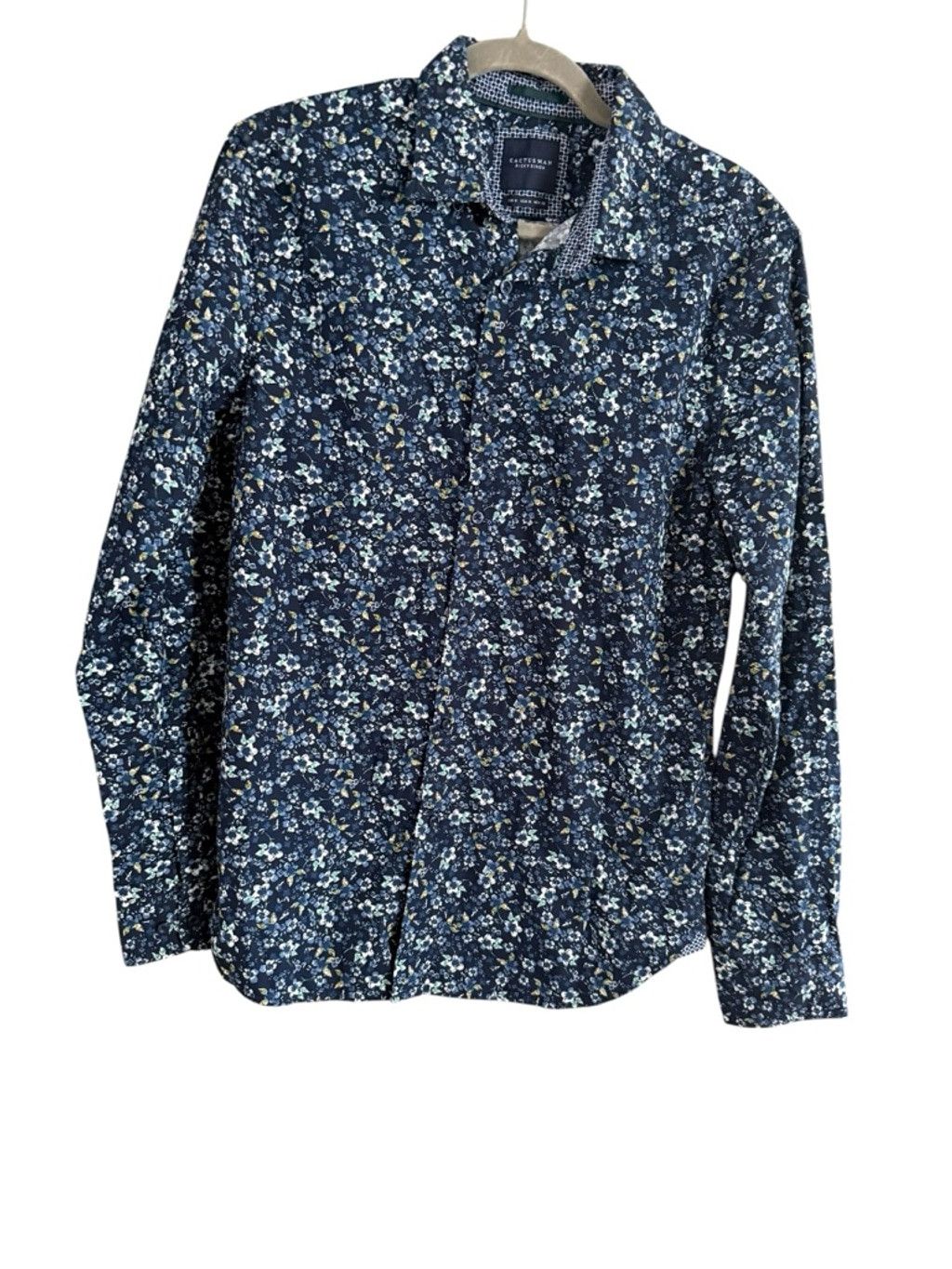 The Unbranded Brand Men's CACTUS MAN RICKY SINGH Casual Button Down Shirt M Blue Size US M / EU 48-50 / 2 - 2 Thumbnail