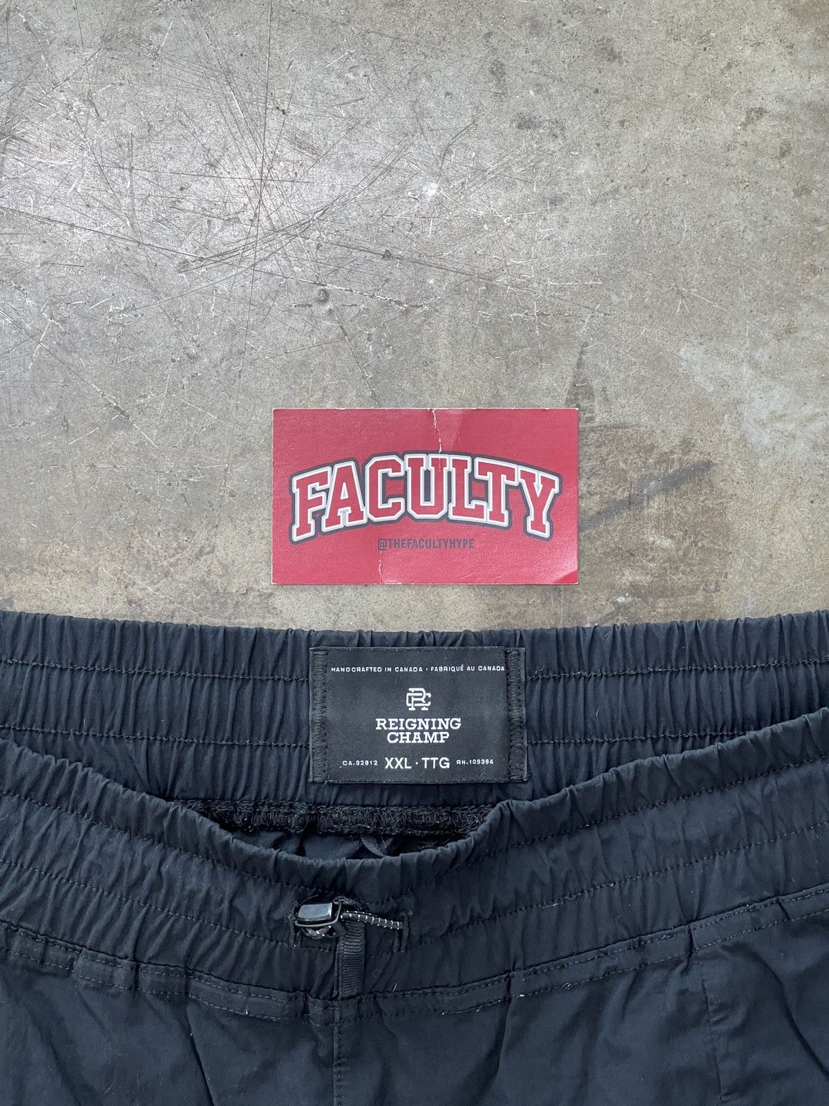 Reigning Champ Reigning Champ Black Running Shorts XXL Size US 38 / EU 54 - 3 Thumbnail