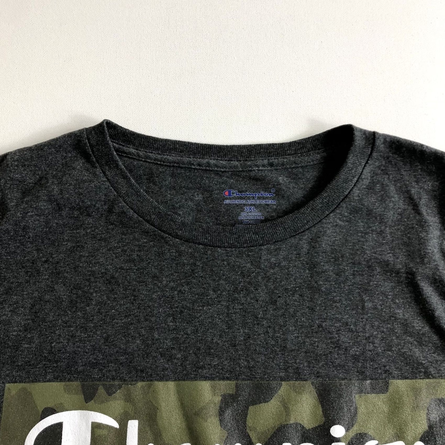 Champion Champion Shirt Box Logo Camo Gray Long Sleeve Men 3XL Logo Camouflage Shirt Mens Regular Size 3XL Box Theme Size US XXL / EU 58 / 5 - 5 Thumbnail