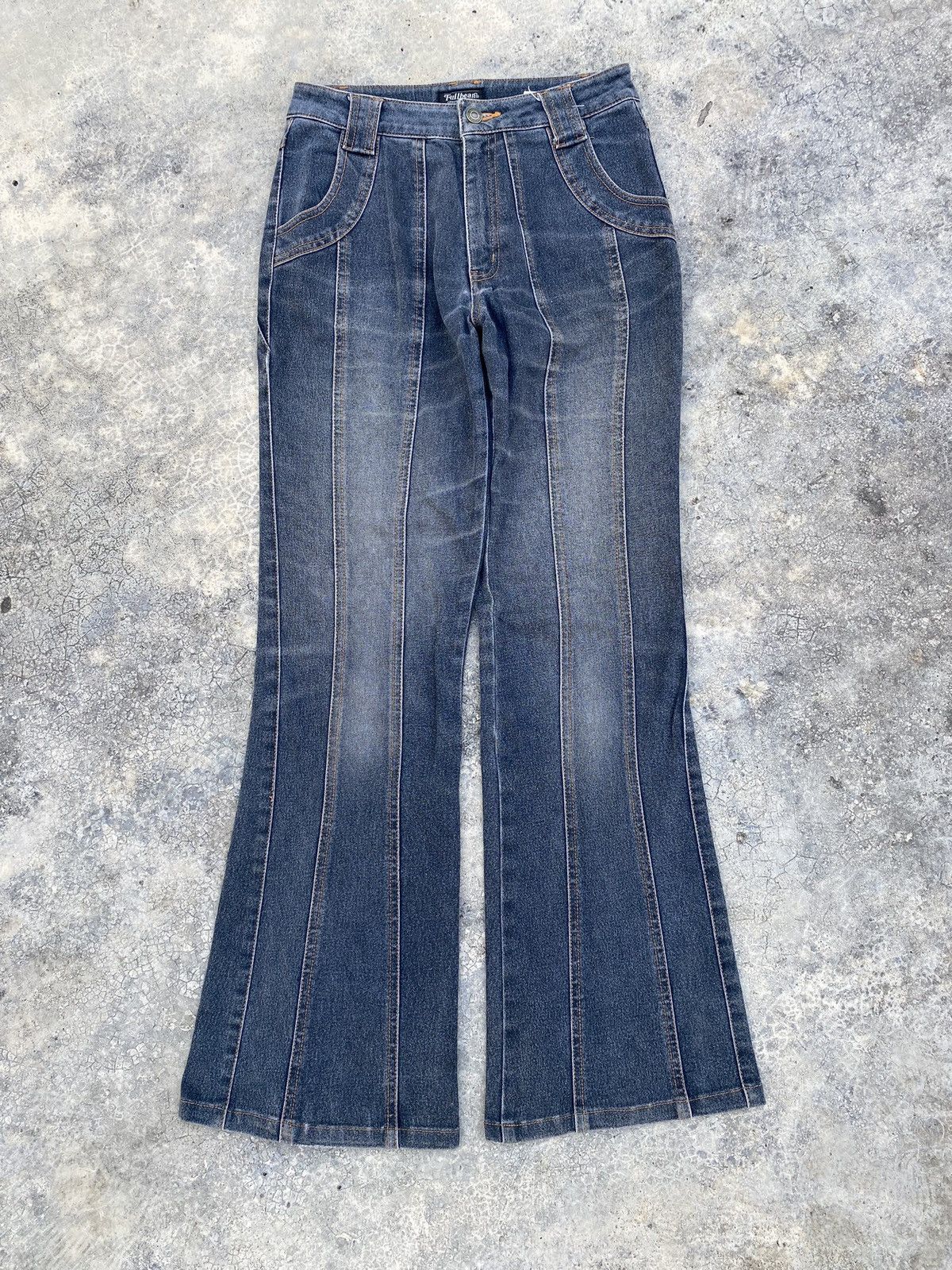 パンツ Hysteric Glamour 00s  Flare Denim Pants Hysteric Glamour Hysteric Motor Pattern Flare Denim Pants in