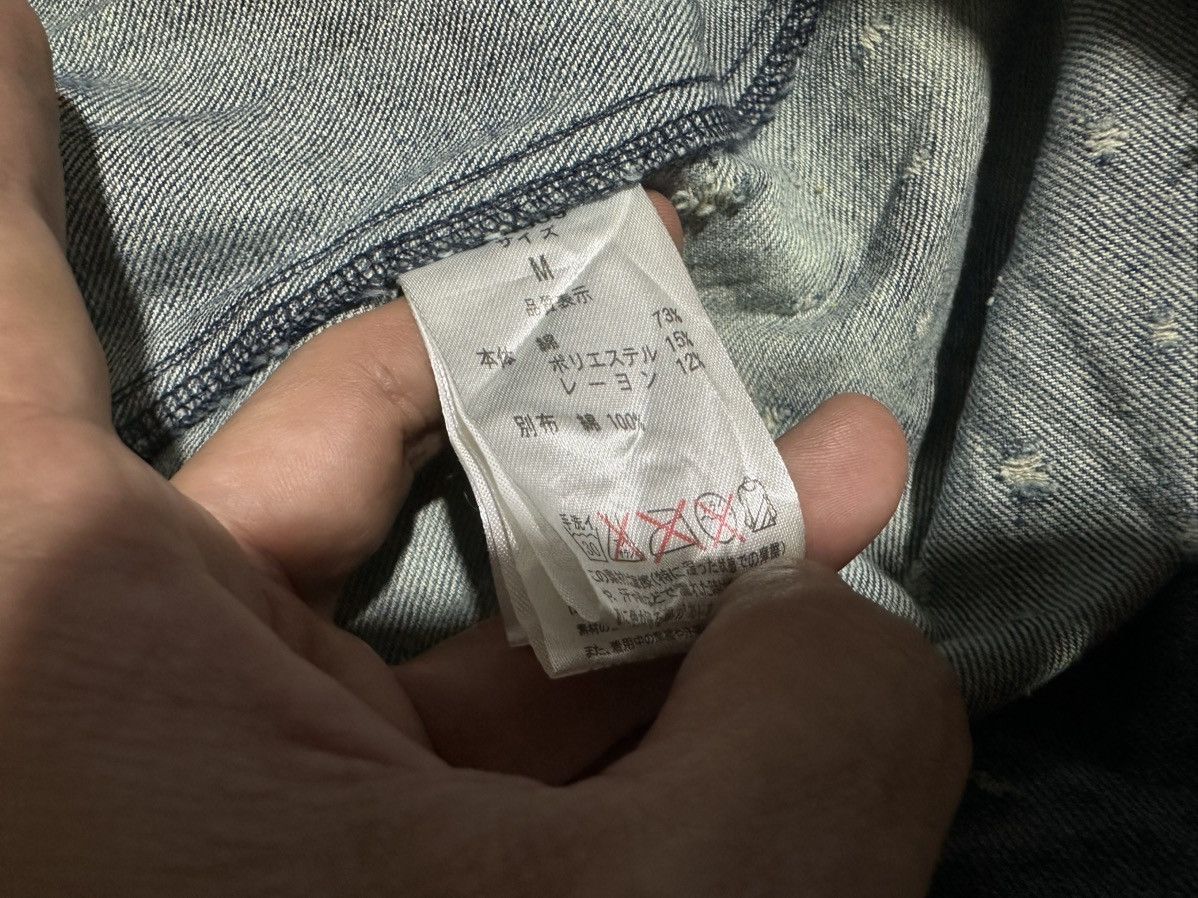 semanticdesign Y2K Semantic Design Shotgun Distressed Western Denim Shirt Size US M / EU 48-50 / 2 - 16 Thumbnail