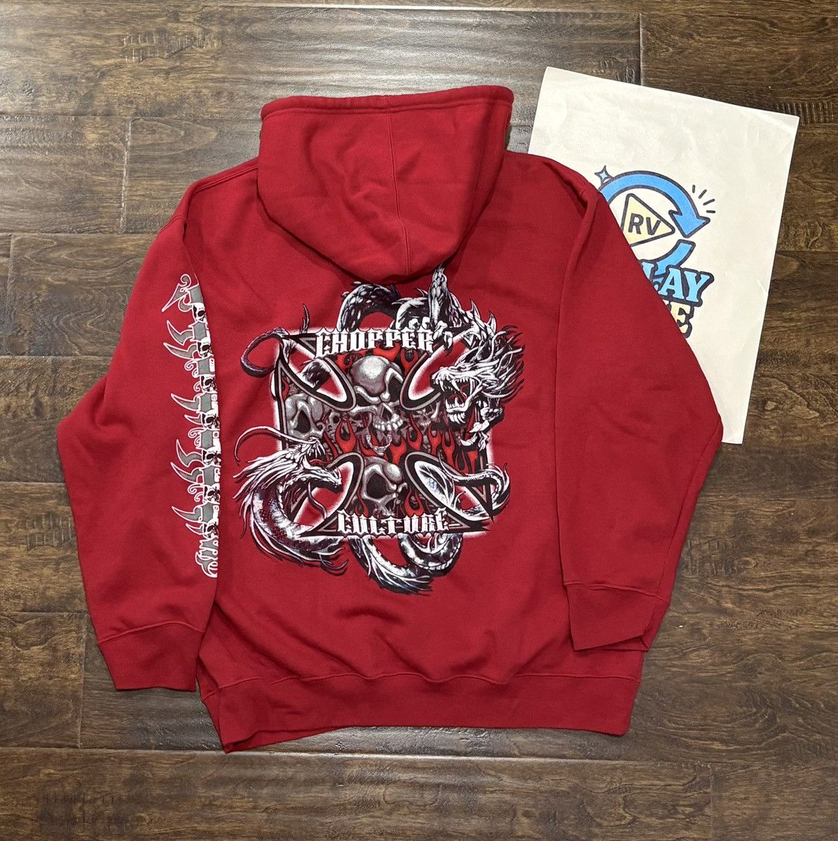 West Coast Choppers RARE AMERICAN CHOPPERS HOODIE Size US S / EU 44-46 / 1 - 1 Thumbnail